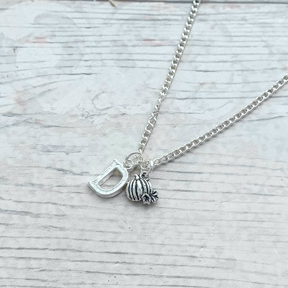 Pumpkin necklace, fall jewelry, autumn accessory, halloween necklace, gothic jewellery, kids jewelry, harvest necklace, personalised gift