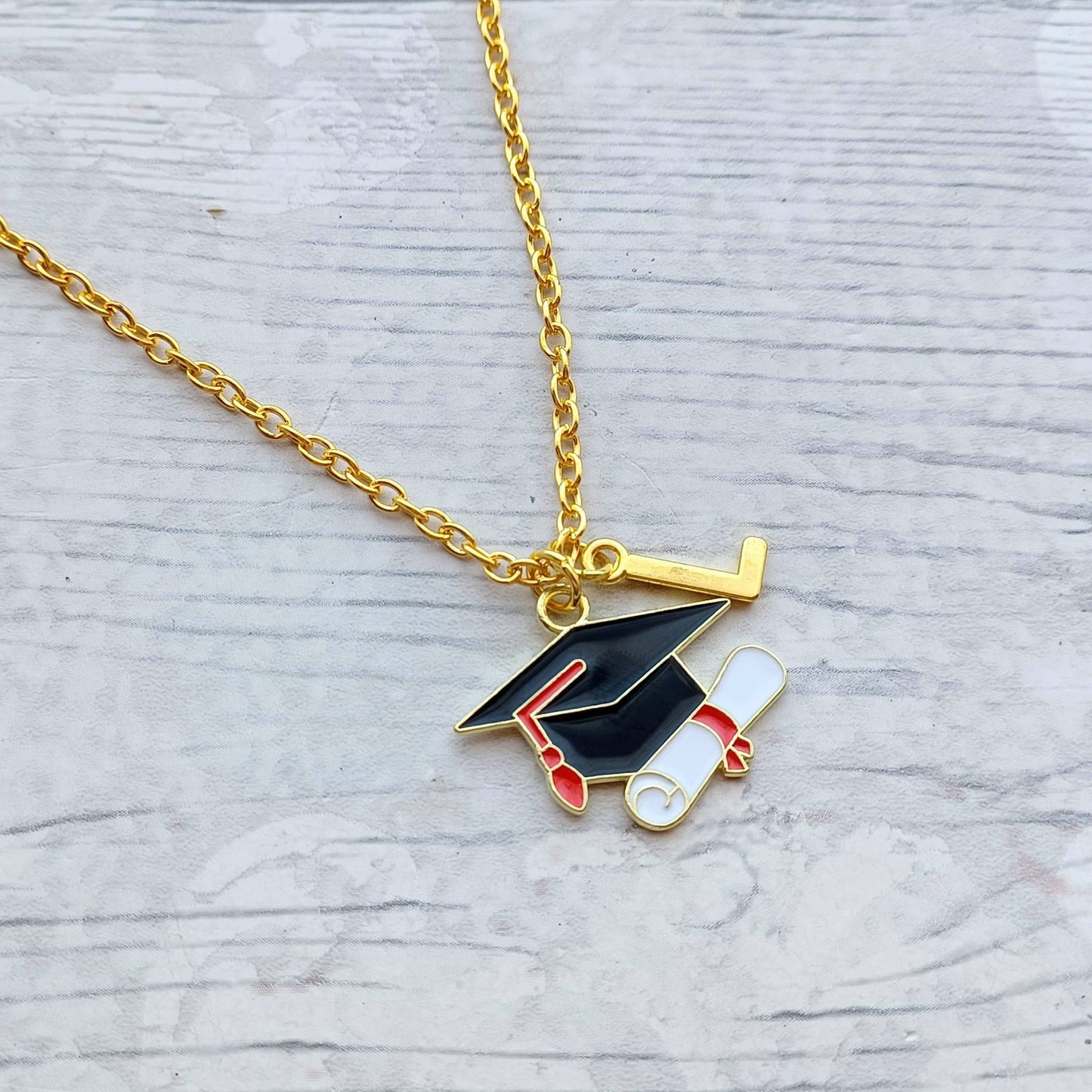 Graduation cap necklace, graduate jewellery