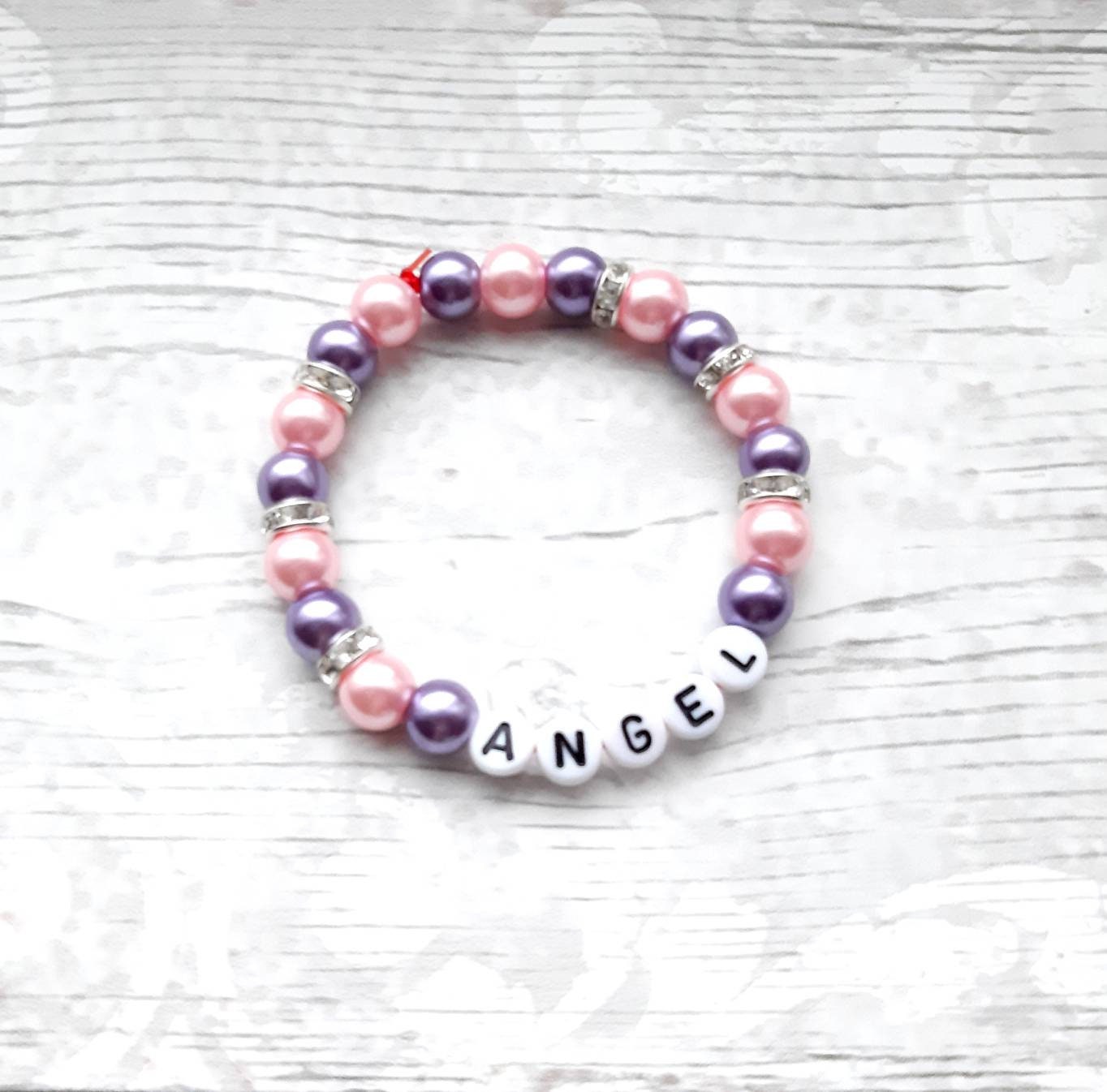 name bracelet, personalised kids jewellery, wedding jewelry, thankyou present, flowergirl bracelet, gifts for girls