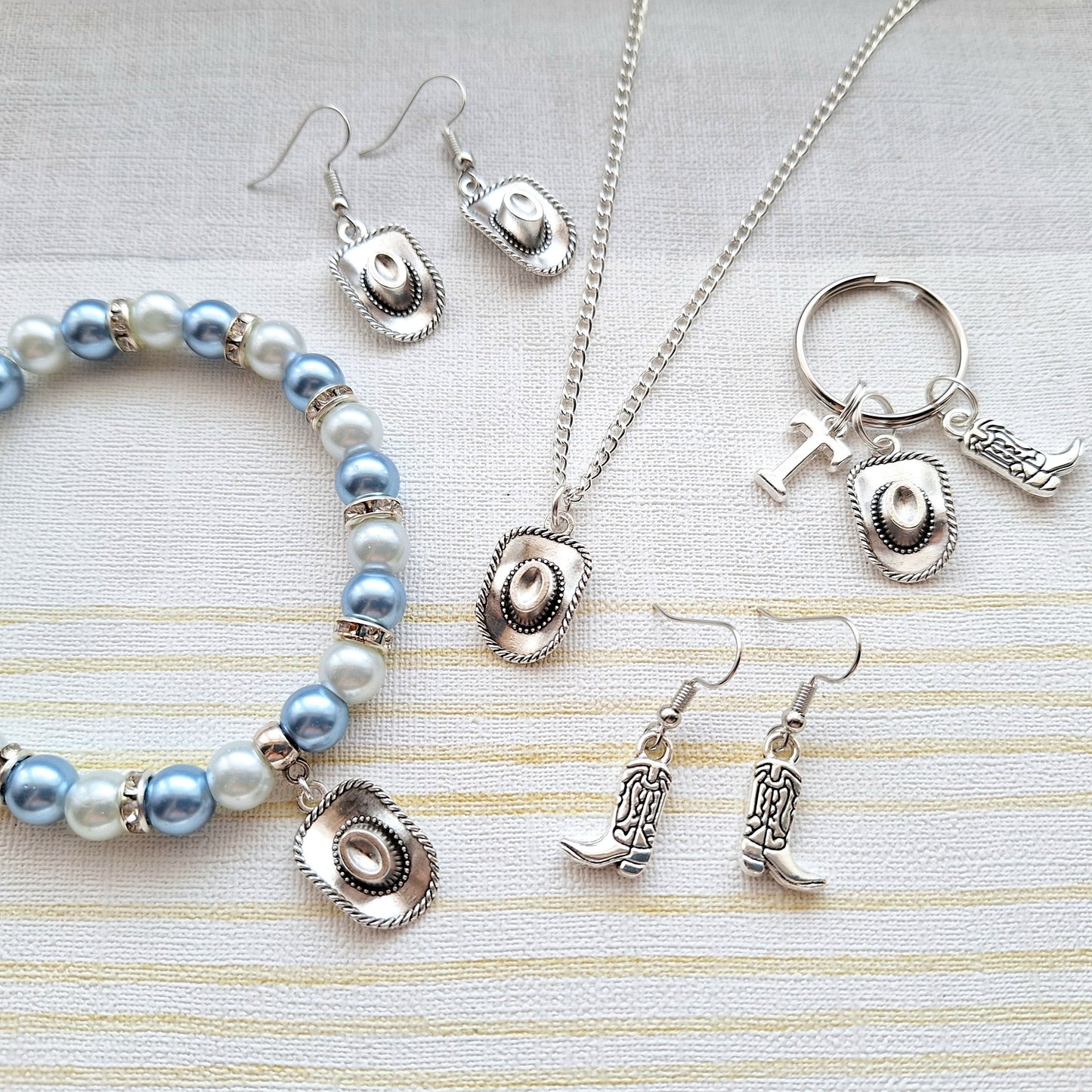 Cowboy boots earrings, country and western jewellery, cowgirl gift, line dancing present, country girl