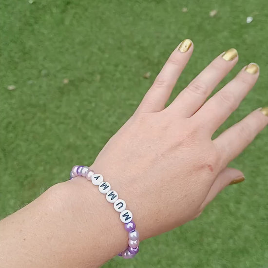 name bracelet, personalised kids jewellery, wedding jewelry, thankyou present, flowergirl bracelet, gifts for girls