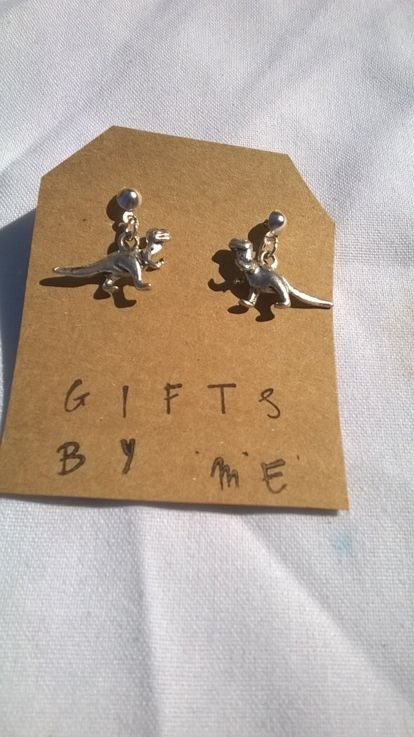 dinosaur earrings, t-rex earrings, dino jewellery, quirky jewelry, trex gift, raptor earrings, gifts for kids, tyrannosaurus lover