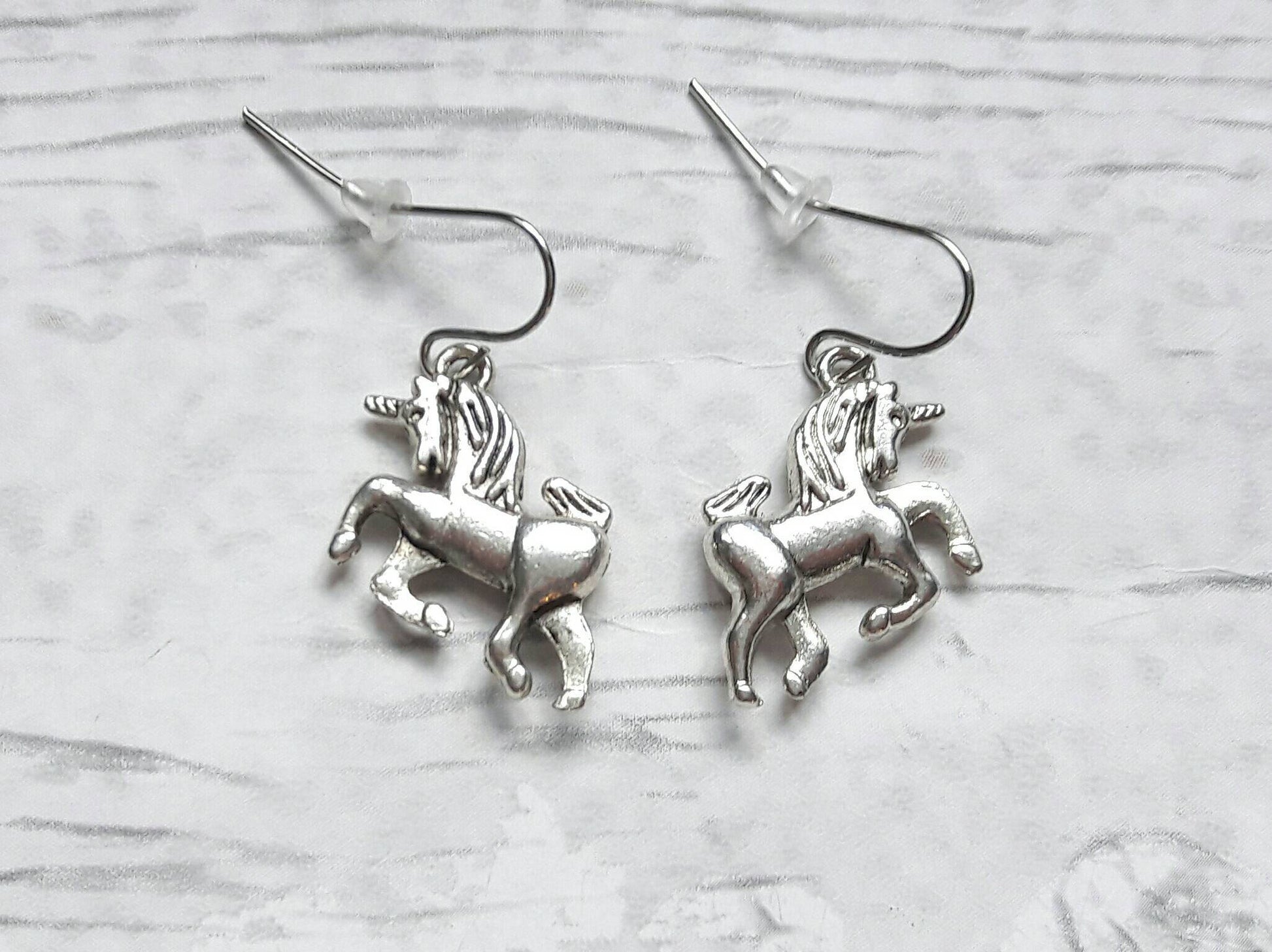 Unicorn earrings, horse jewelry, fairytale jewellery, summer accessory, princess present, gifts for kids, believe in unicorns