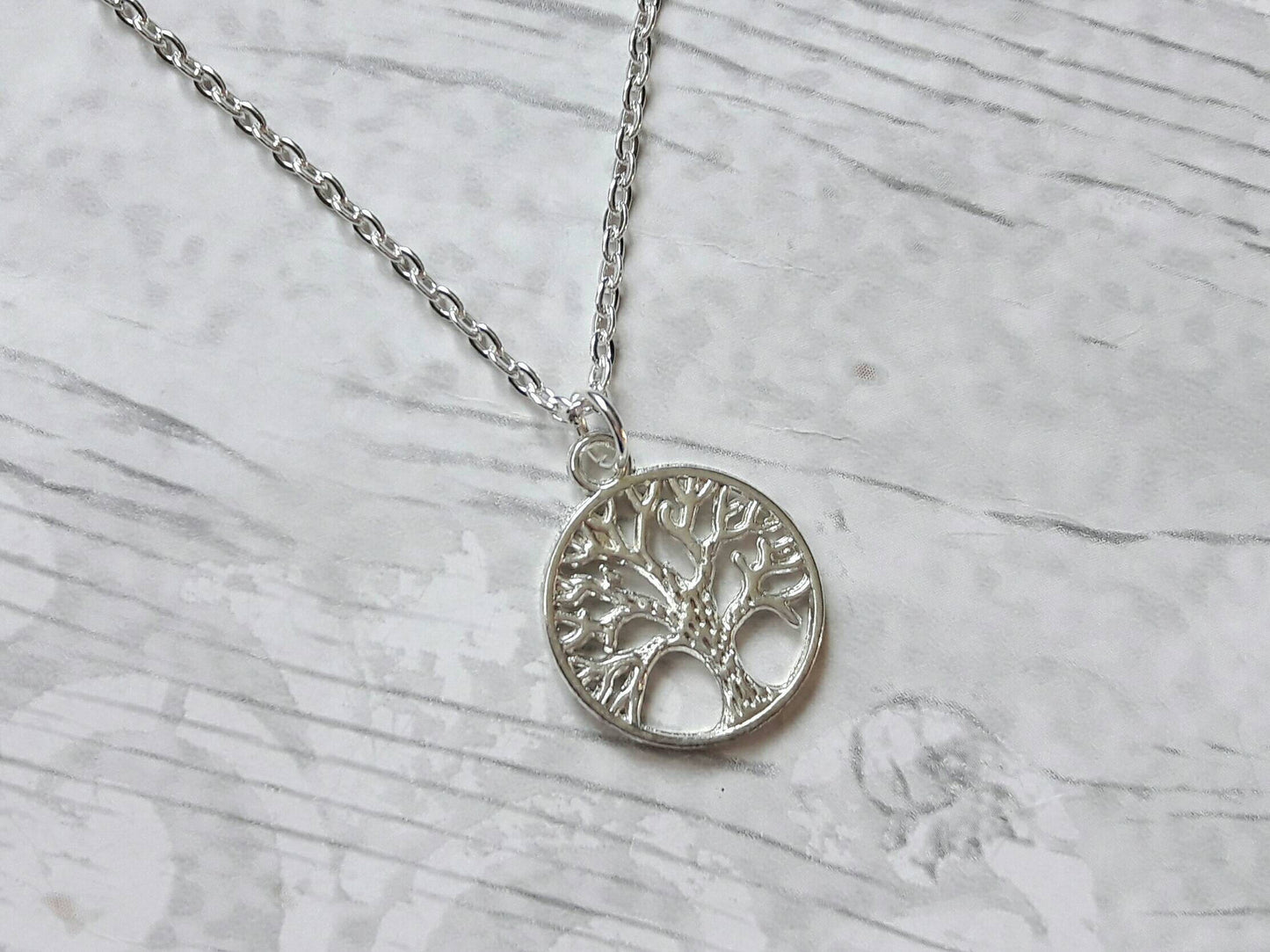Tree necklace, forest necklace, tree pendant, woodland gift, Celtic gift for her, tree of life jewellery, kids necklace, children jewellery