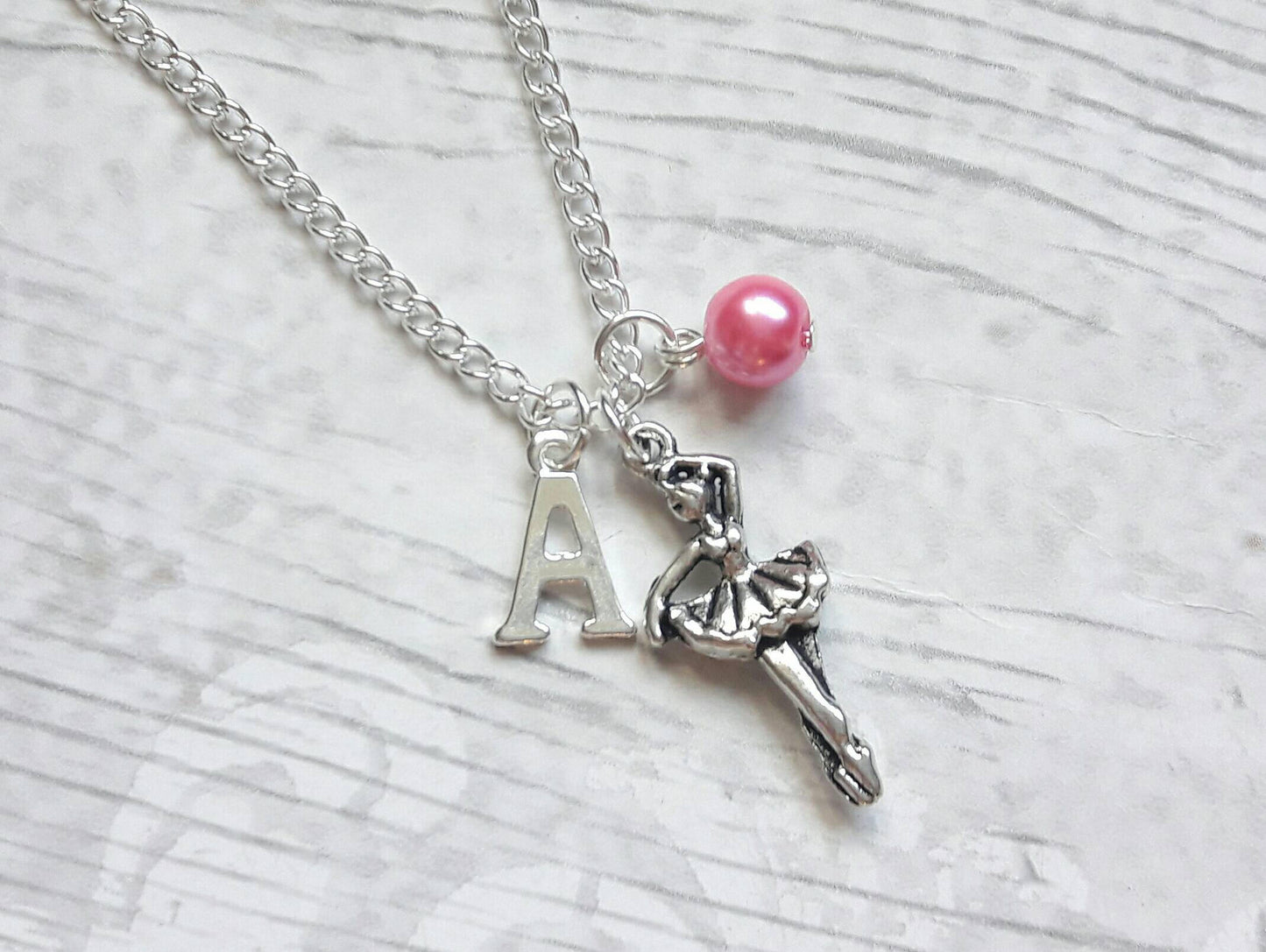 ballerina necklace, ballet dancer jewelry, dance necklace, personalised necklace, dance recital jewellery, gifts for girls, dancing present