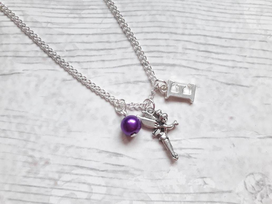Fairy necklace, fairy tale jewelry, fantasy jewellery, princess personalised necklace, kids jewellery, gifts for girls, pixie present