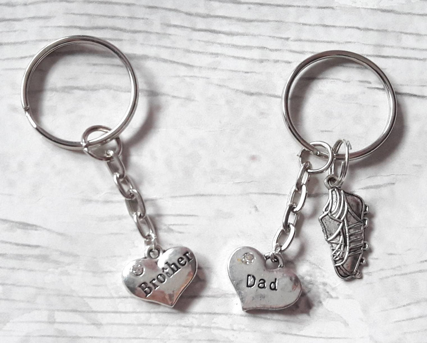 dad keyring, brother present, daddy keychain, uncle bagcharm, grandfather gift, fathers day present, thankyou gift, gift for him