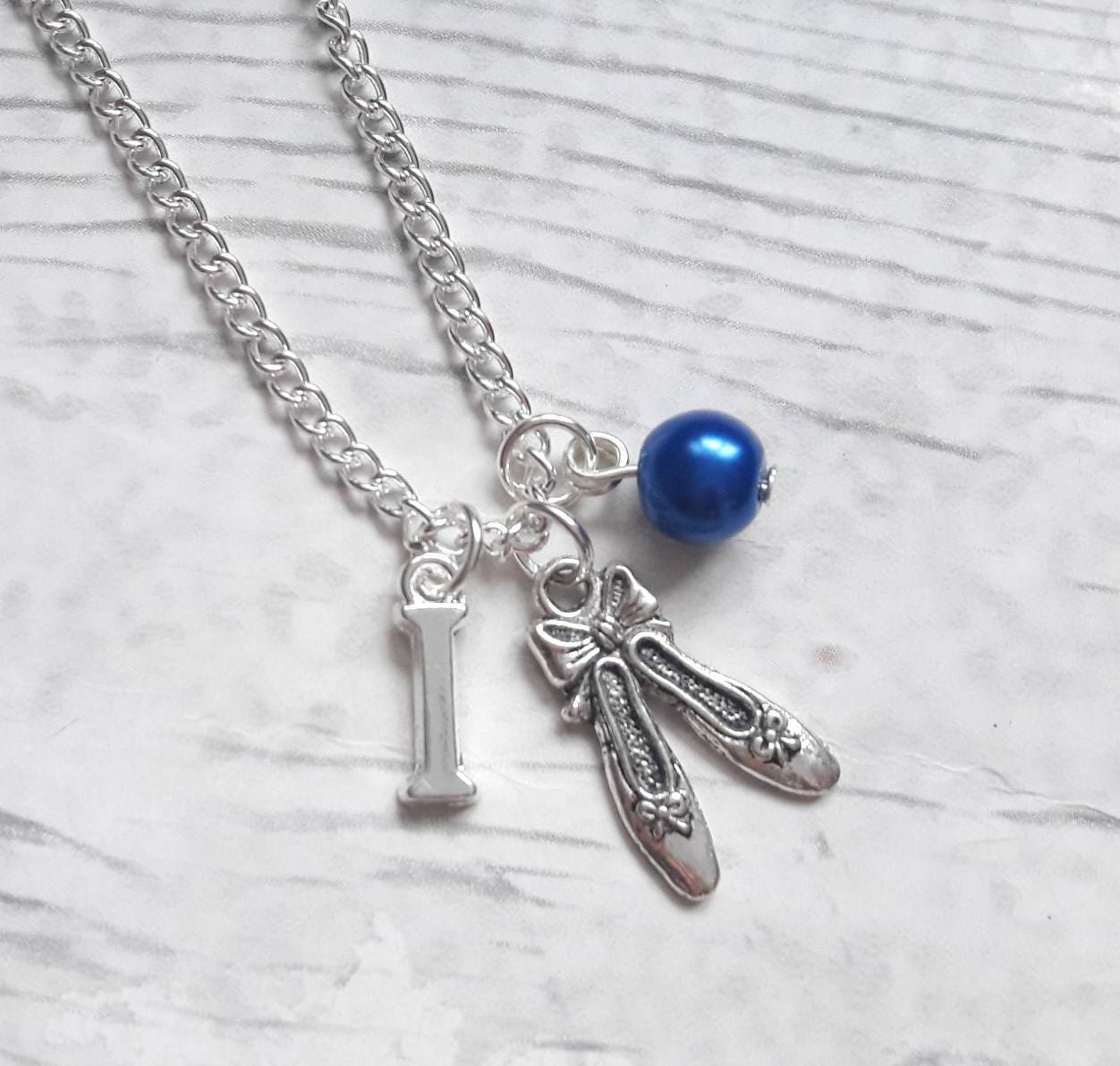 Ballet shoe necklace, ballerina jewellery, ballet slipper necklace, dance jewelry, personalised present, gifts for girls, stocking filler