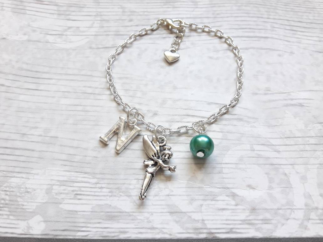 Fairy bracelet, fairytale jewellery, princess jewelry, personalised present, initial bracelet, gifts for girls, stocking filler