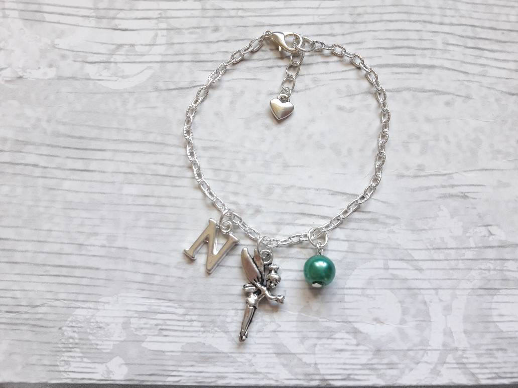 Fairy bracelet, fairytale jewellery, princess jewelry, personalised present, initial bracelet, gifts for girls, stocking filler