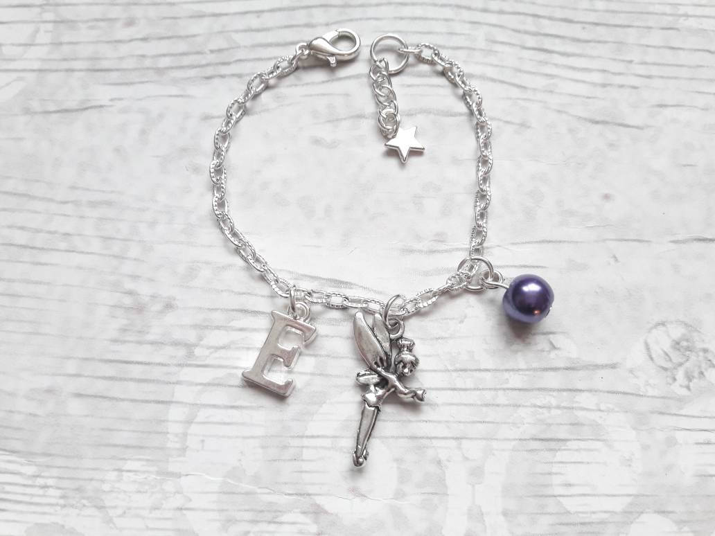 Fairy bracelet, fairytale jewellery, princess jewelry, personalised present, initial bracelet, gifts for girls, stocking filler