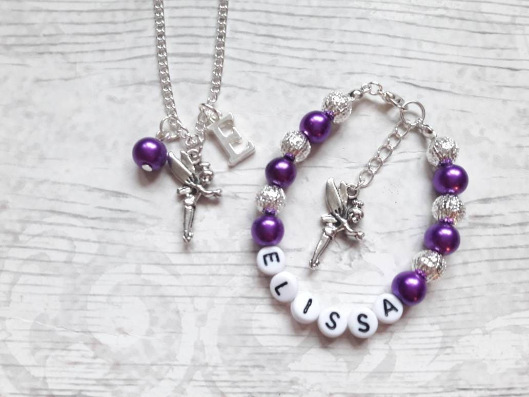 Fairy necklace, fairy tale jewelry, fantasy jewellery, princess personalised necklace, kids jewellery, gifts for girls, pixie present