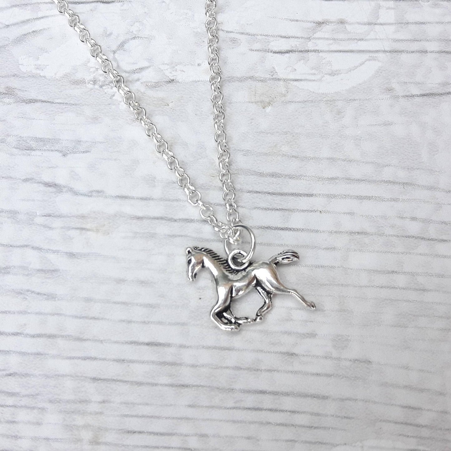 horse necklace, equestrian jewellery, horse riding gift, horse lover, pony jewelry, stallion necklace, gifts for girls, horse racing charm