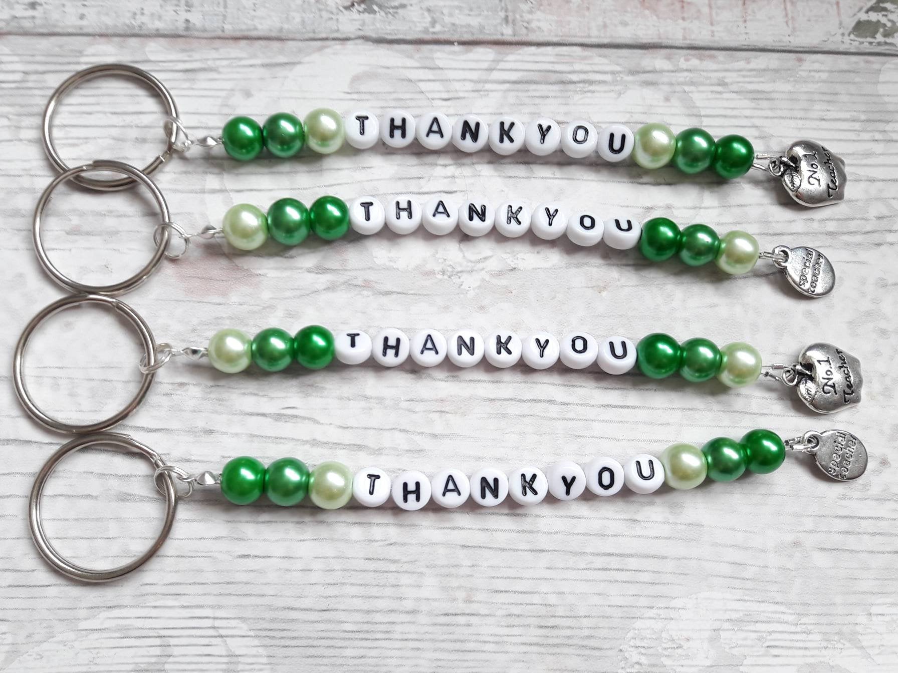 teacher keyring, thankyou present, end of term teacher bagcharm, teacher keychain, end of year present, teacher gift, teacher appreciation