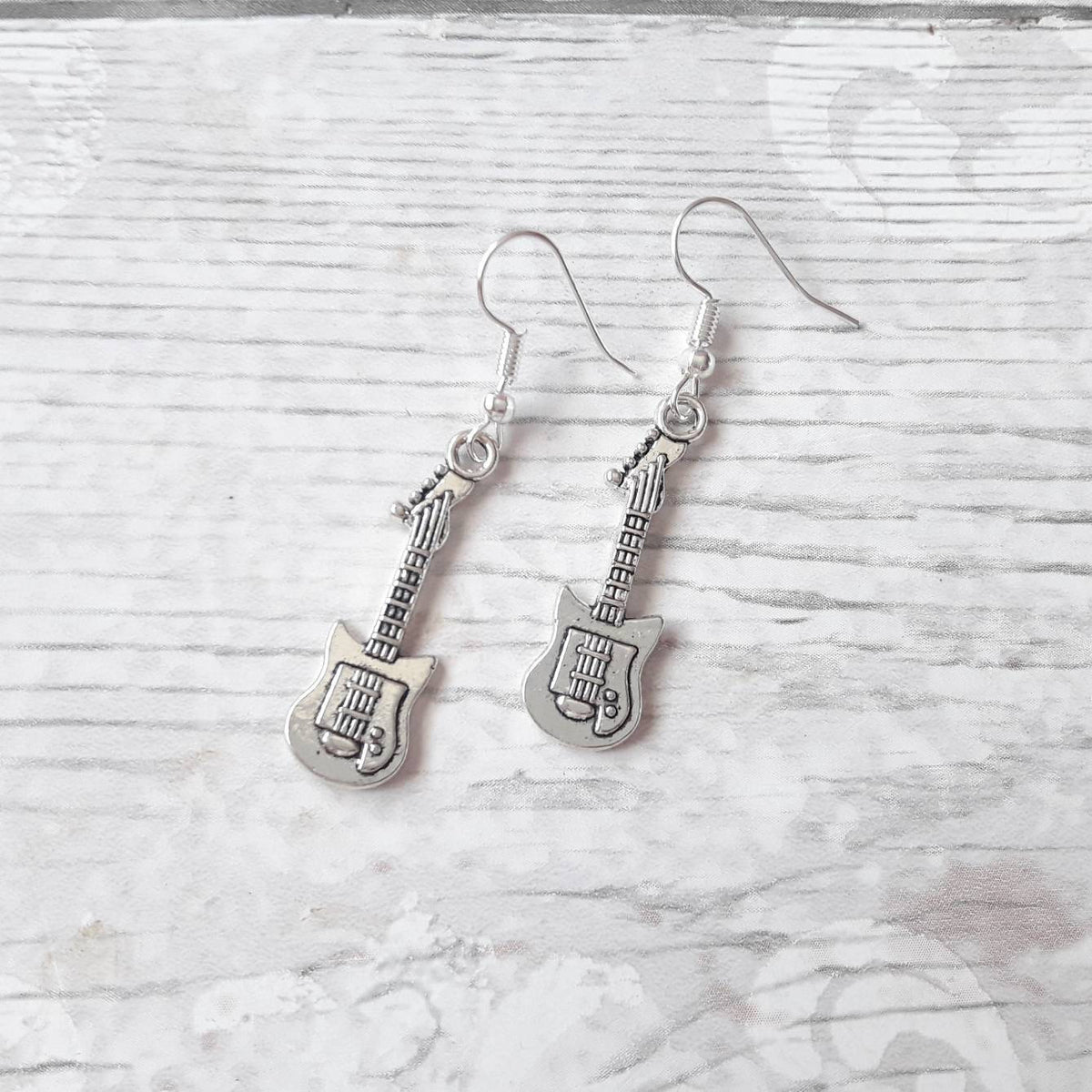 Guitar earrings, musical instrument jewellery, dance jewelry, music teacher jewellery, the you present, teacher appreciation present