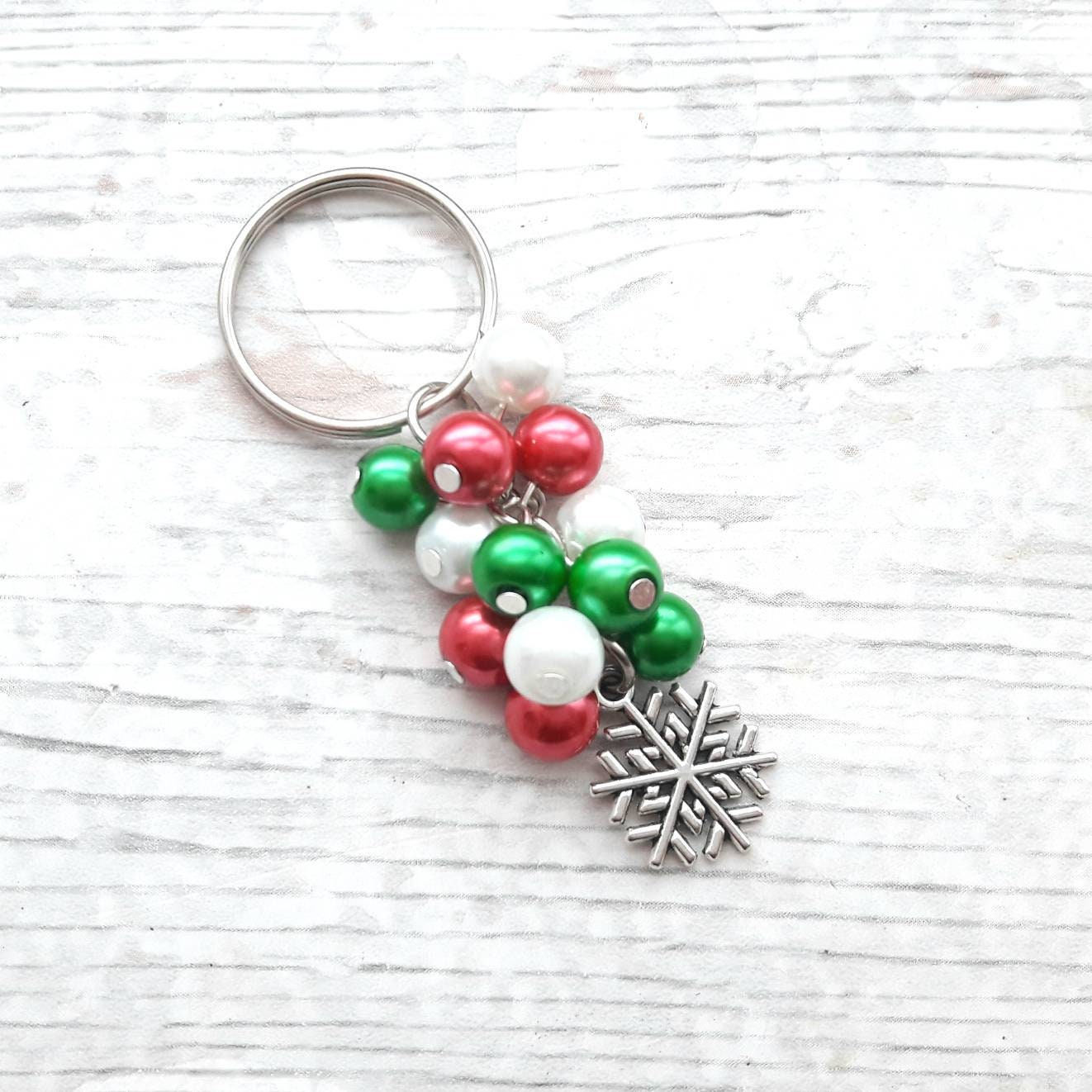 Candy cane bracelet, charm bracelet, christmas jewellery, winter jewelry, stocking filler, Xmas bracelet, gifts for kids