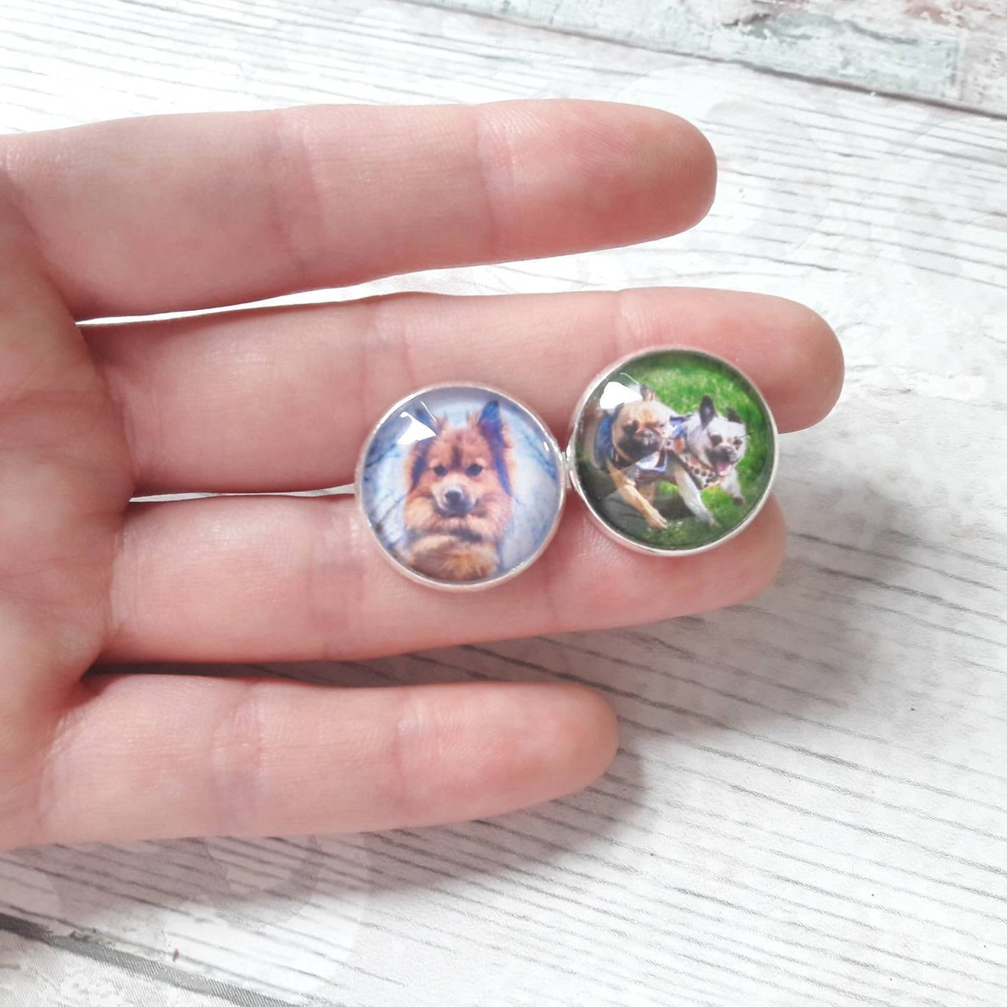 Photo cufflinks, groom keepsake, wedding keepsake, memorial cufflinks, fathers day gift, father of the bride present, picture cufflink