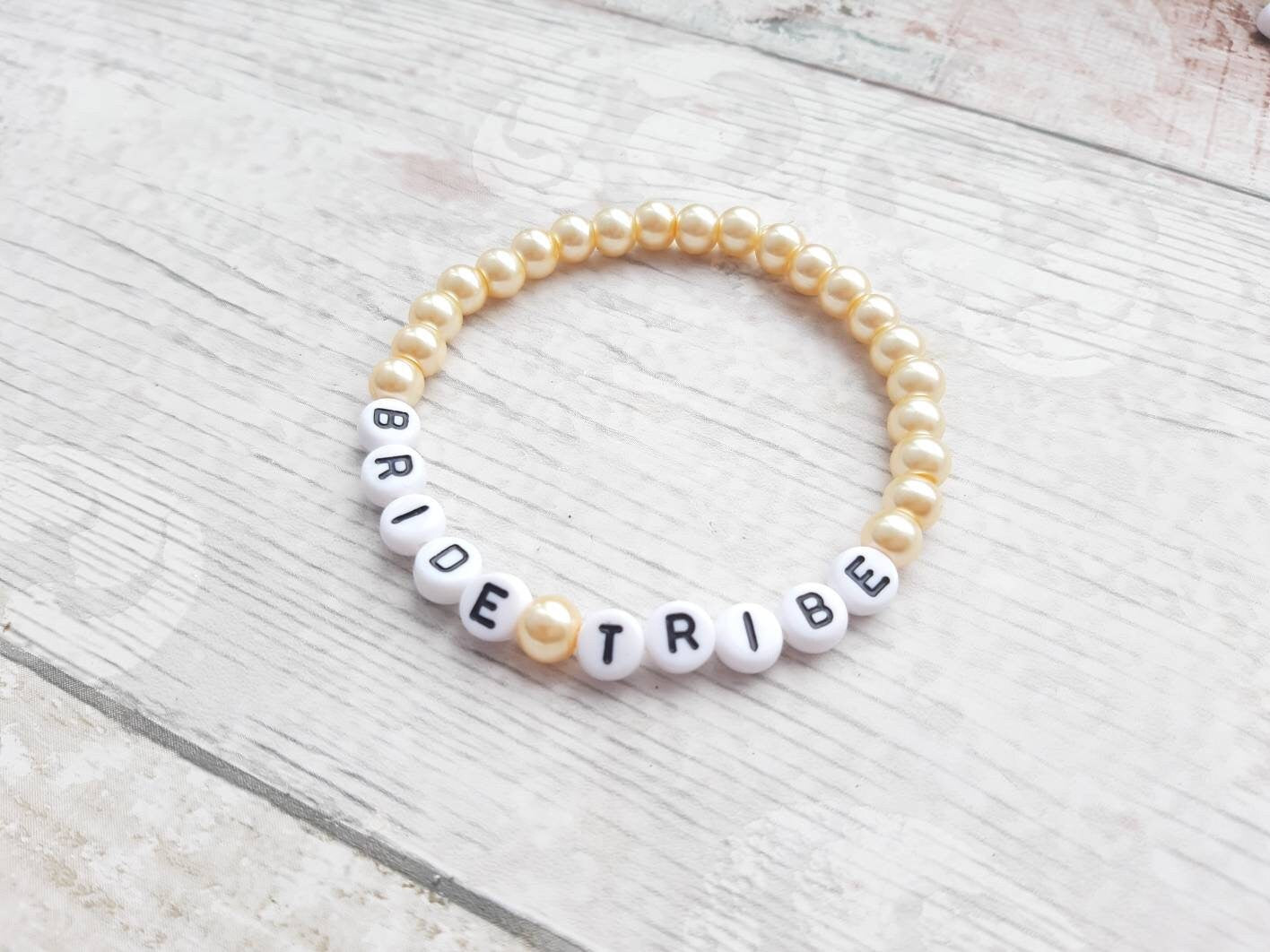 Bride tribe bracelet, bacherlorette bag filler, team bride favour, hen do jewellery, hen party jewelry, bride to be gift bags, hen night