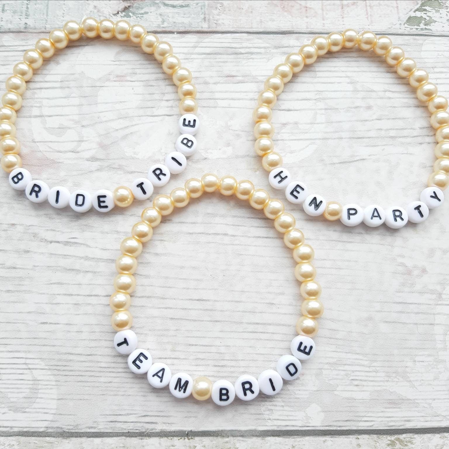 Team bride bracelet, bacherlorette bag filler, bride tribe favour, hen do jewellery, hen party jewelry, bride to be gift bags, hen night