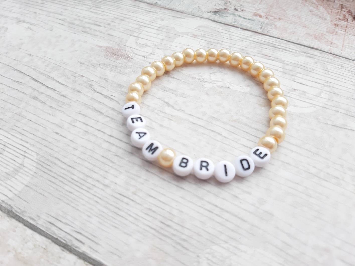 Team bride bracelet, bacherlorette bag filler, bride tribe favour, hen do jewellery, hen party jewelry, bride to be gift bags, hen night