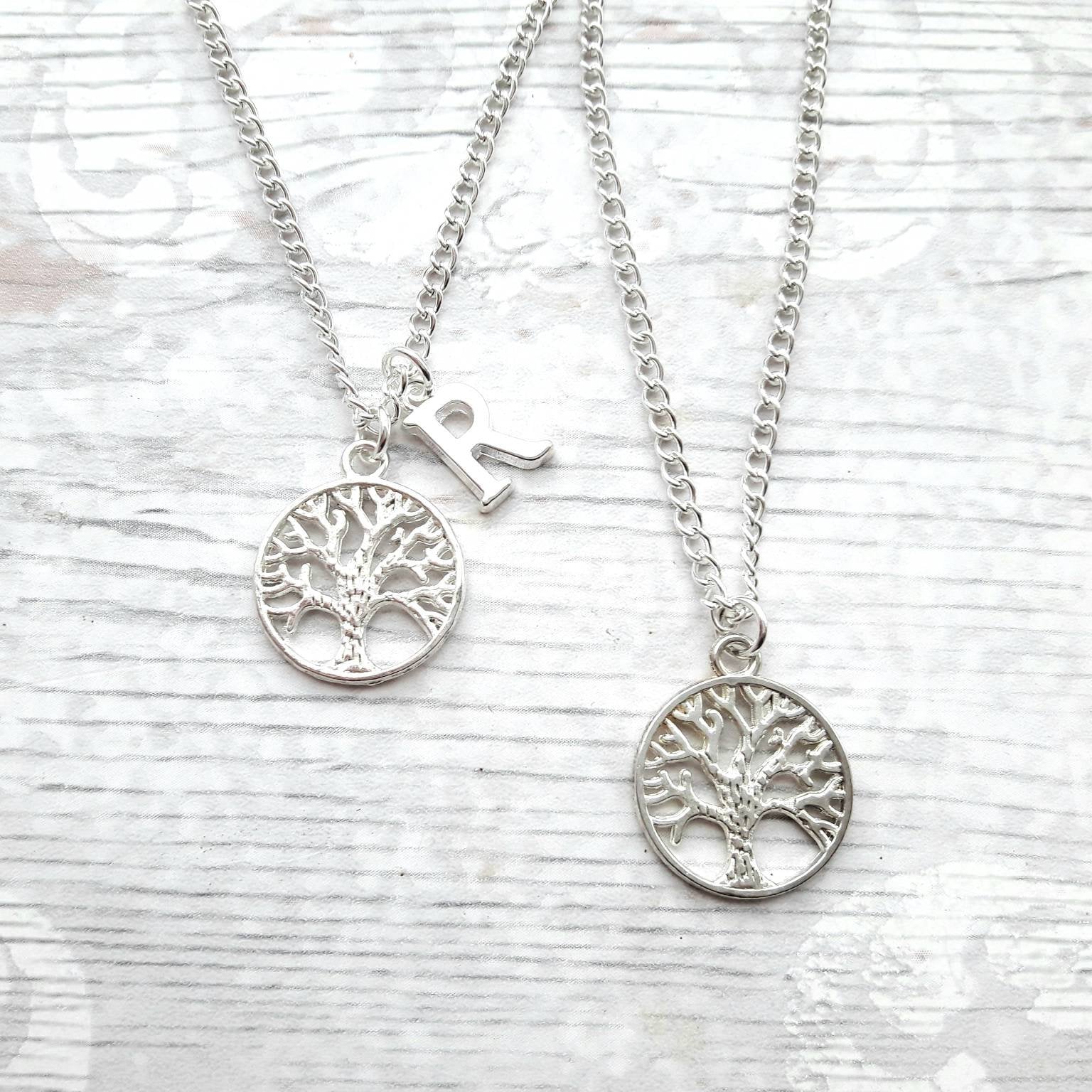 Tree necklace, forest necklace, tree pendant, woodland gift, Celtic gift for her, tree of life jewellery, kids necklace, children jewellery