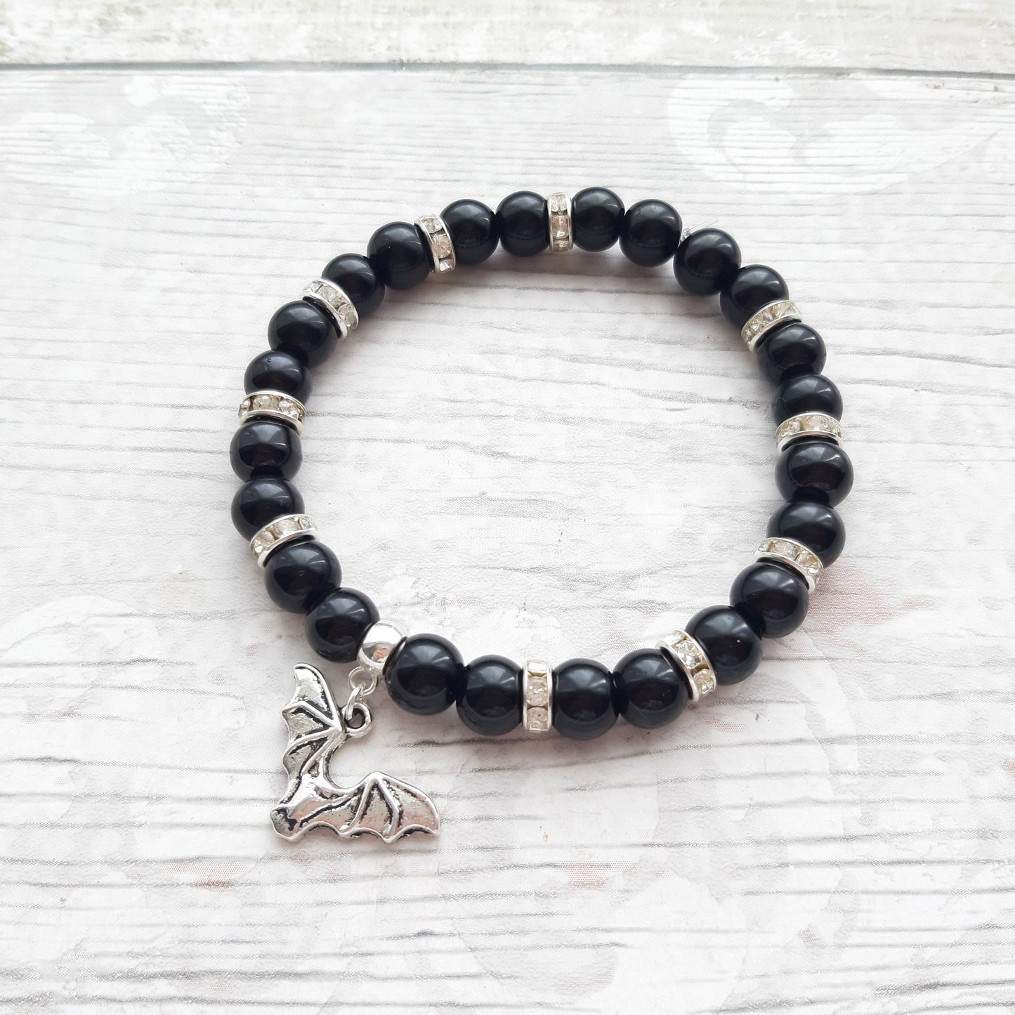 bat bracelet, vampire jewellery, Halloween gift, gothic jewelry, Halloween bracelet, all Hallows eve , witchcraft bracelet