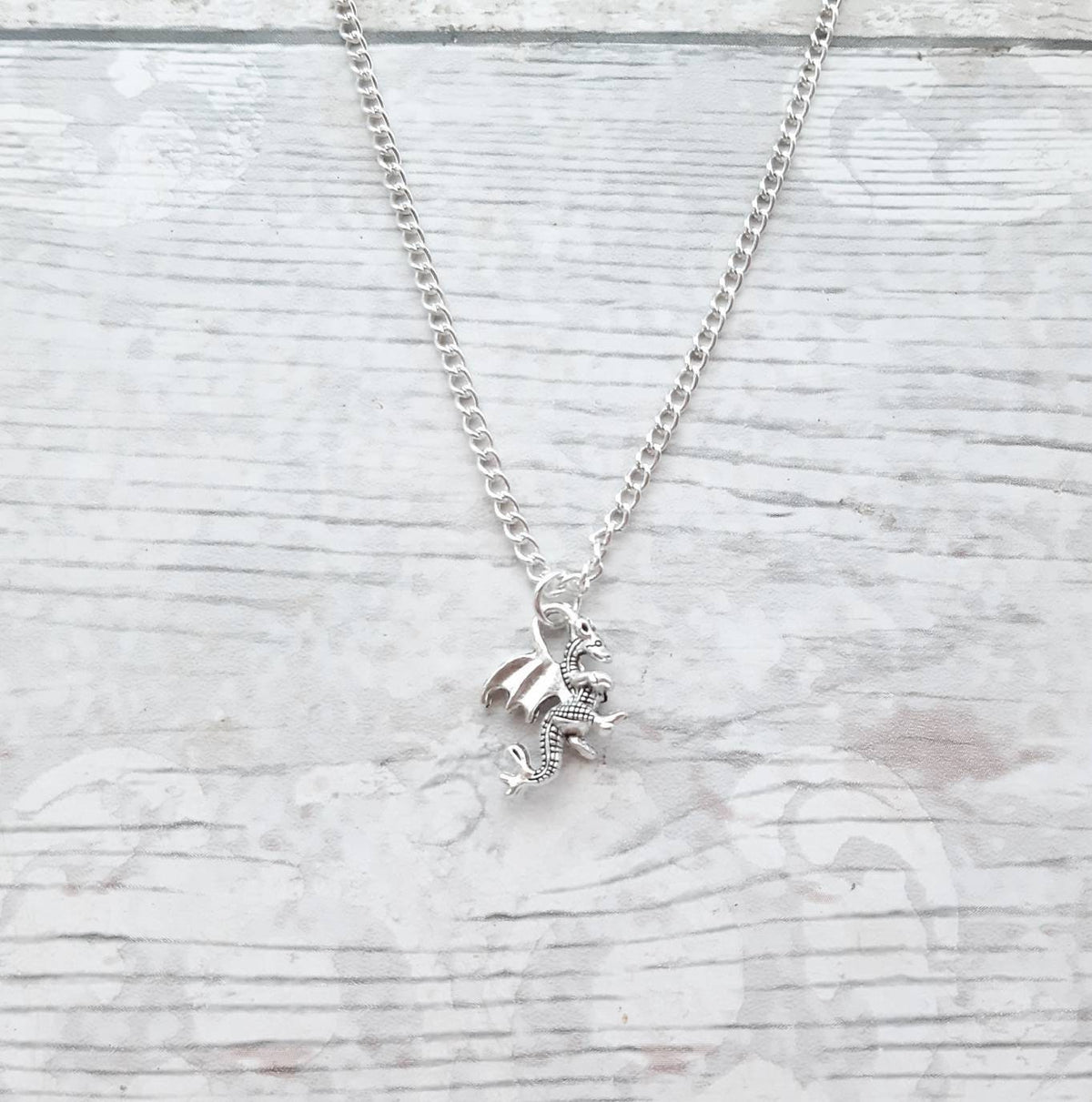 Dragon necklace, fantasy jewellery, initial necklace, medievial jewelry, dragon lover, viking necklace, gothic present, Celtic gift