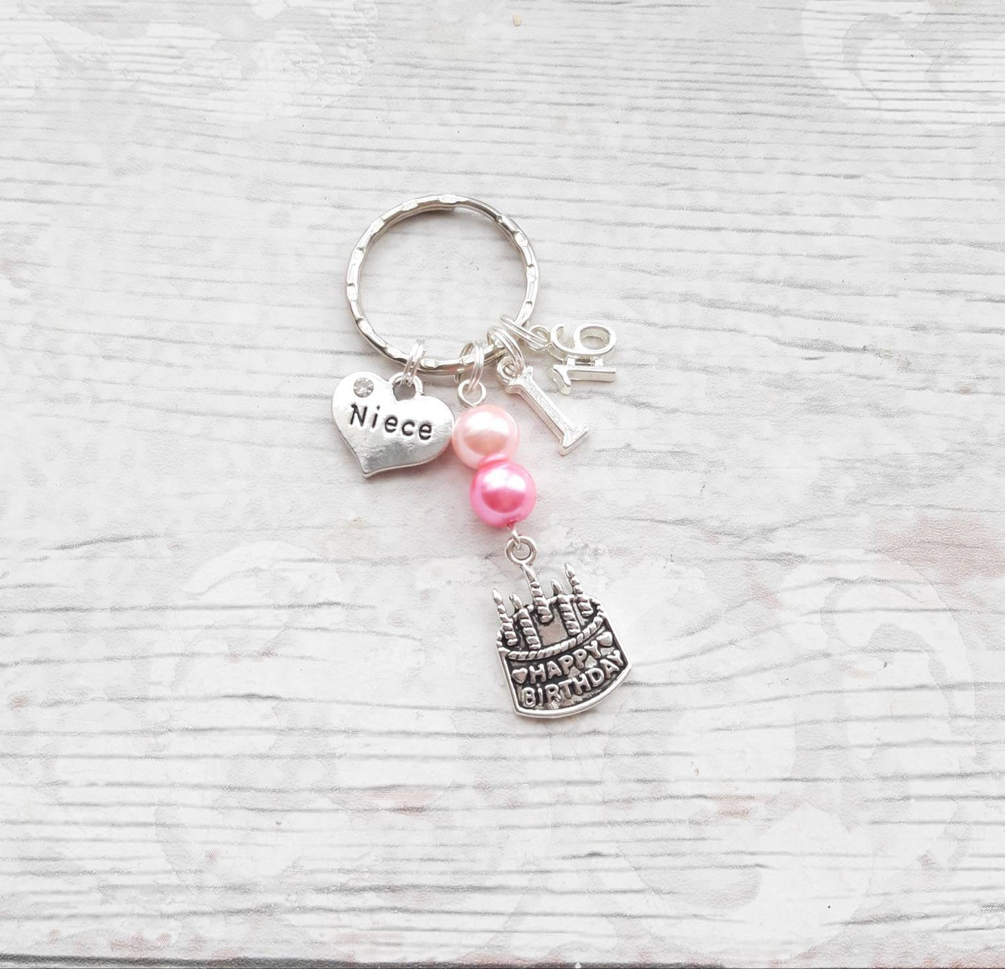 birthday keyring, happy birthday bag charm, personalised bagcharm, 18th 16th sweet sixteen keychain, 21st birthday, 30th birthday, 50th 60th