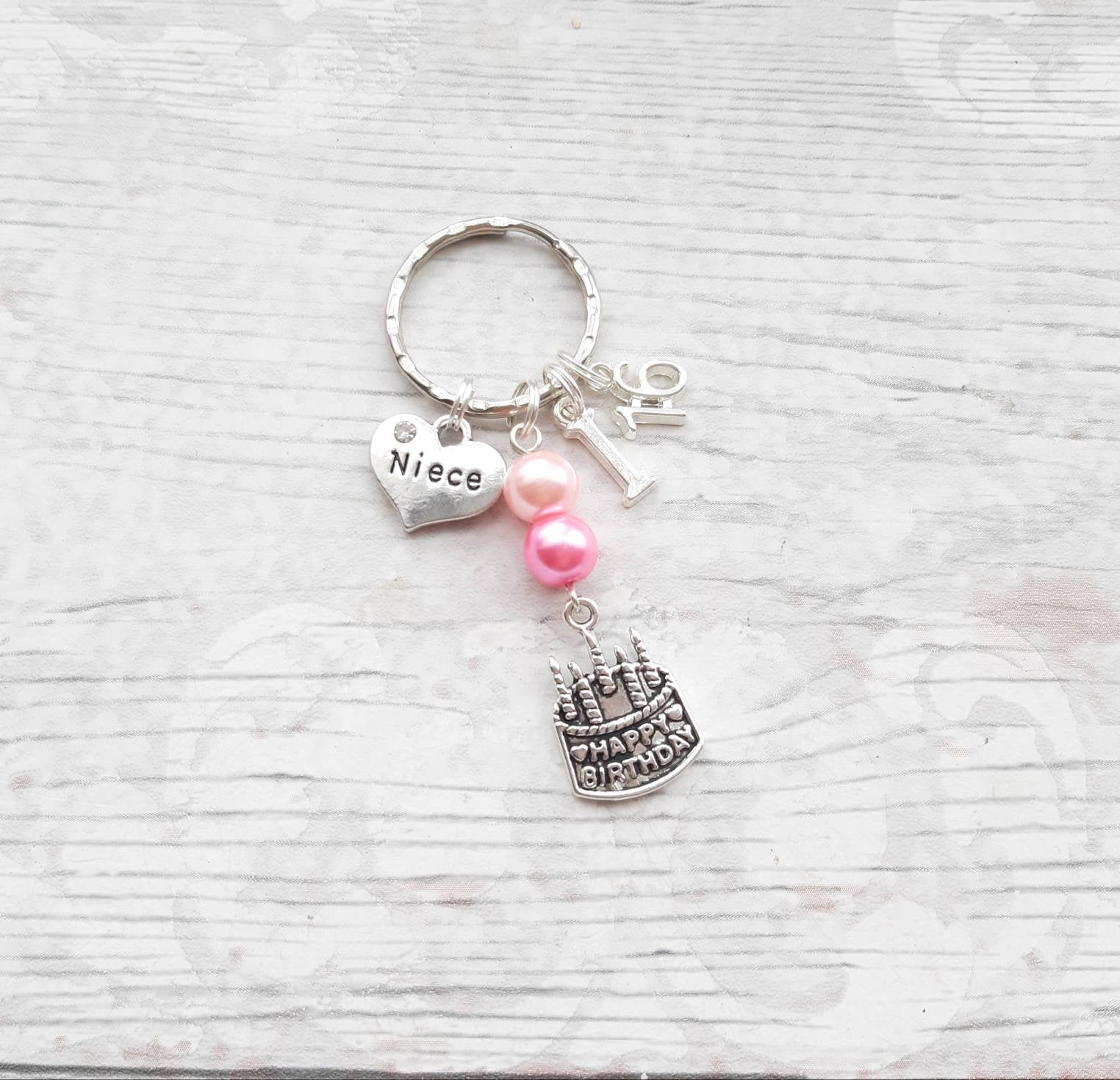 birthday keyring, happy birthday bag charm, personalised bagcharm, 18th 16th sweet sixteen keychain, 21st birthday, 30th birthday, 50th 60th