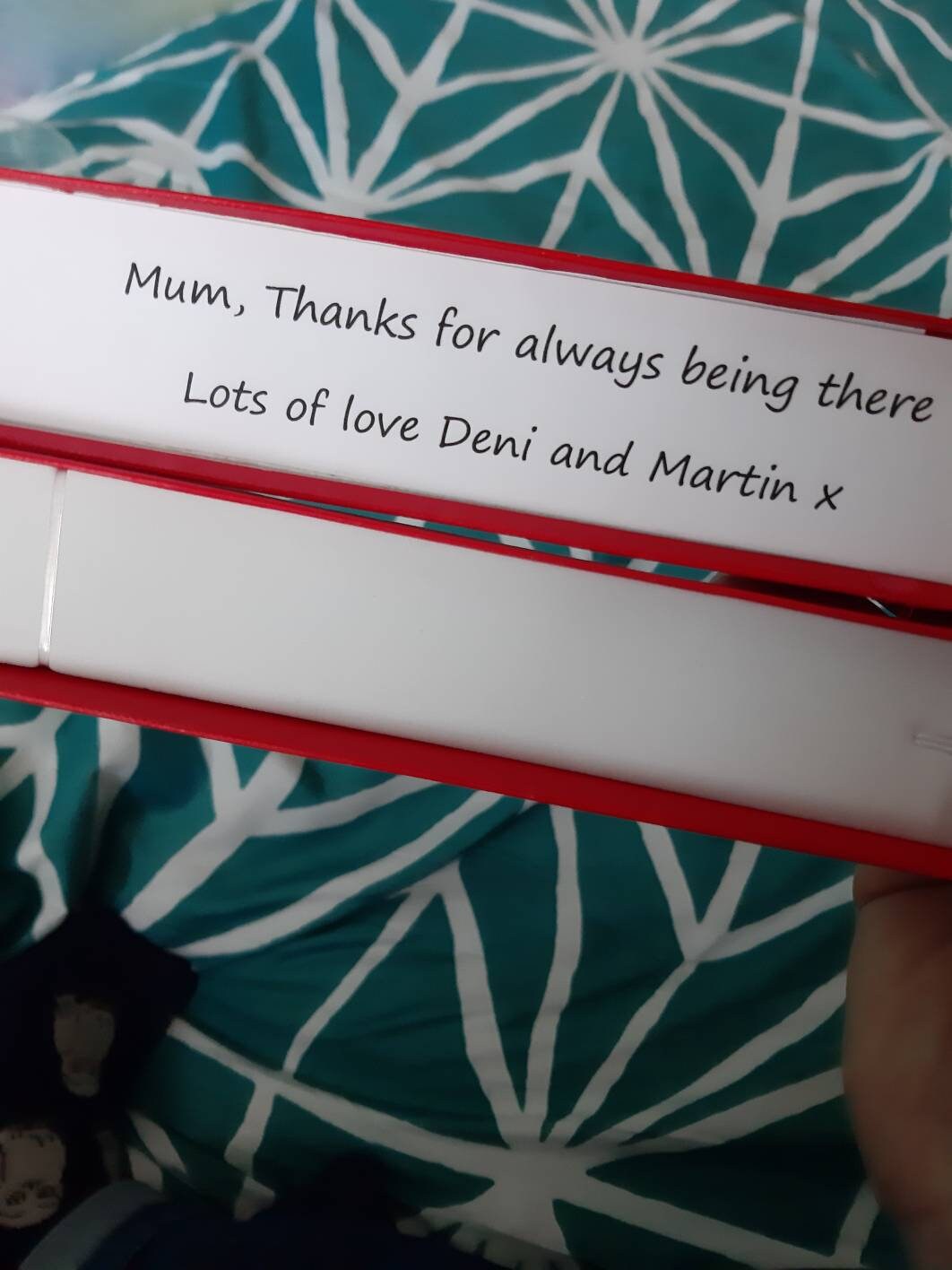 Add on gift message, happy birthday gift tag