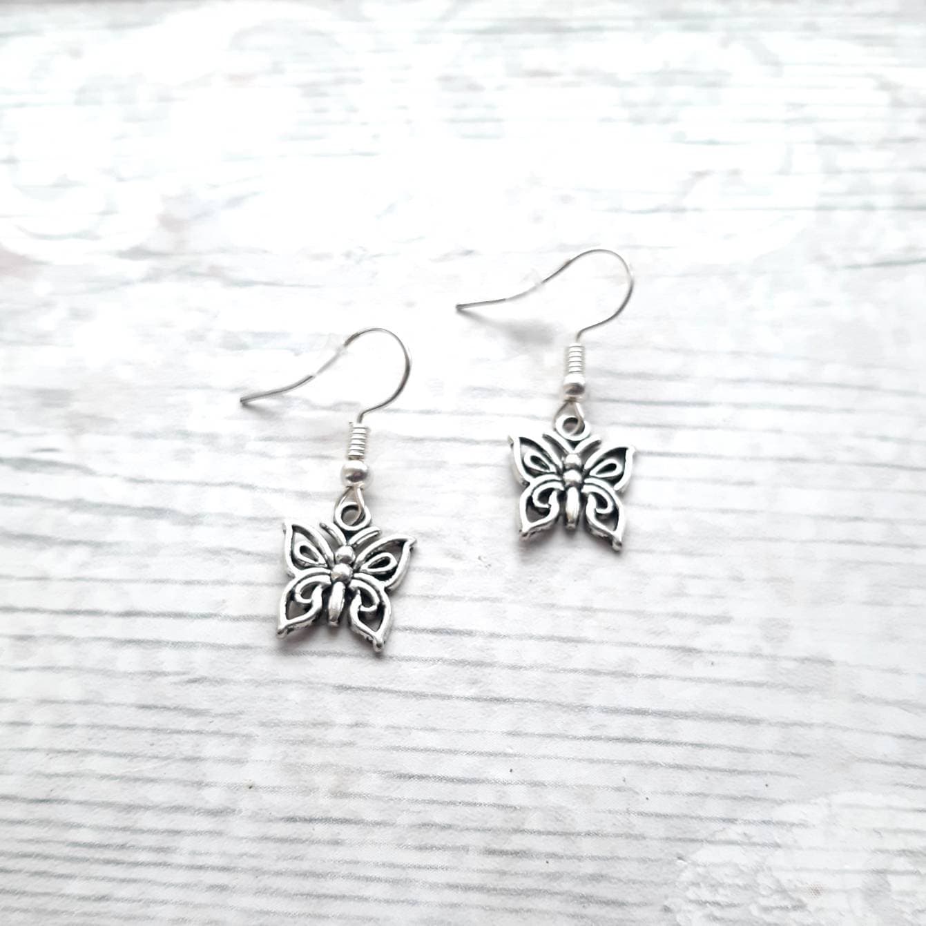 butterfly earrings, butterfly jewellery, insect lover, nature gift, boho earrings