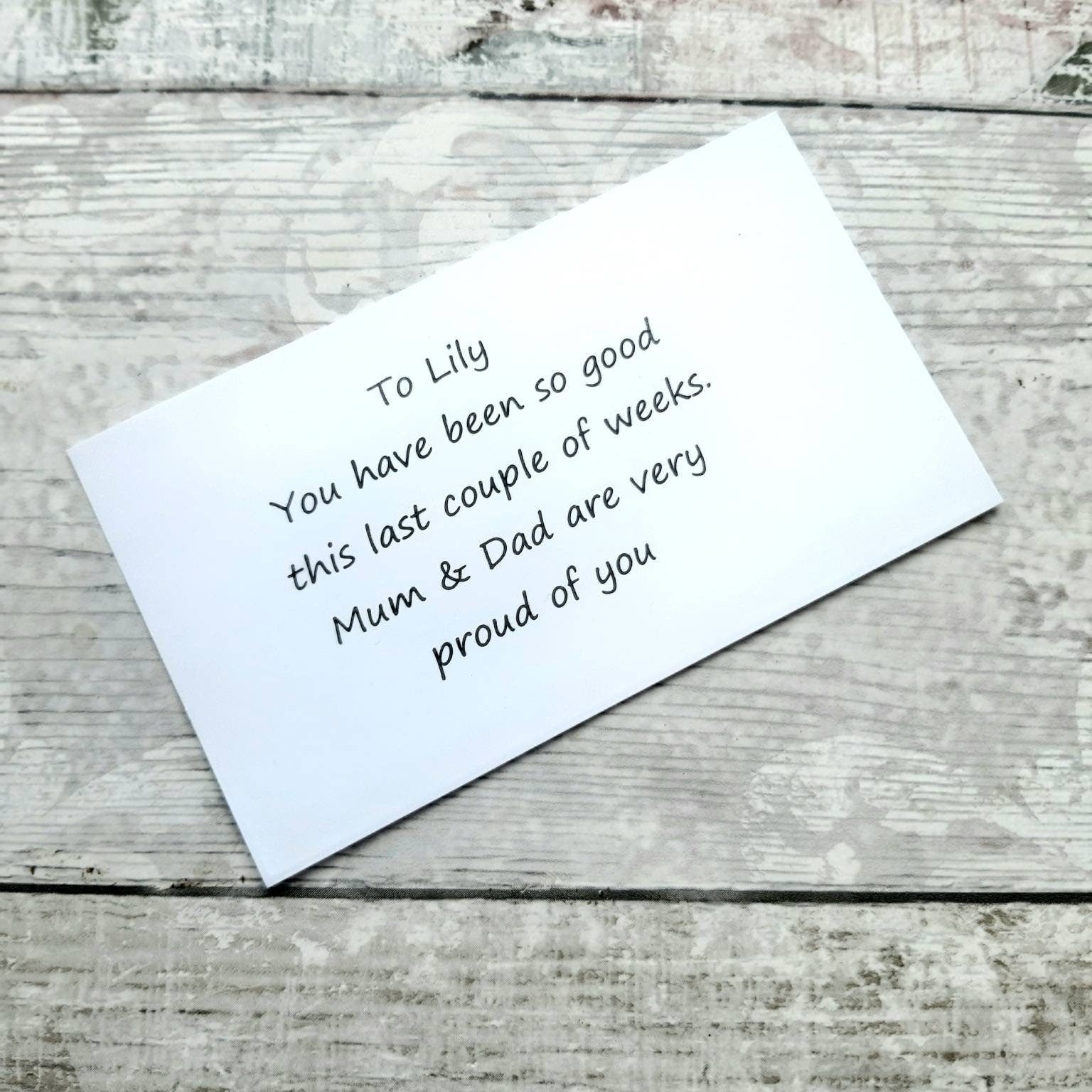 Add on gift message, happy birthday gift tag