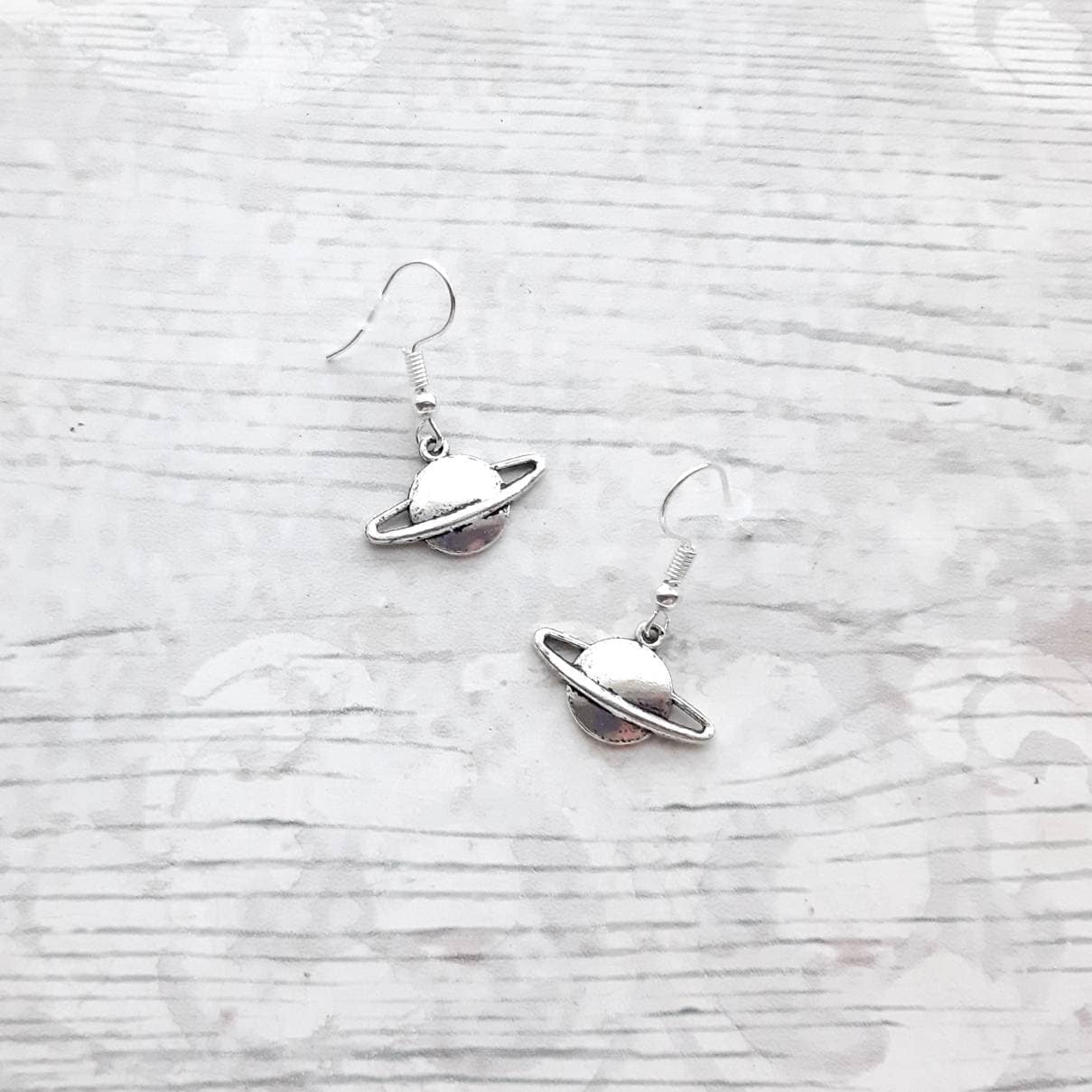 Planet earrings, space earrings, galaxy jewellery, celestial jewelry, earth earrings, solar system gift, astronomy present