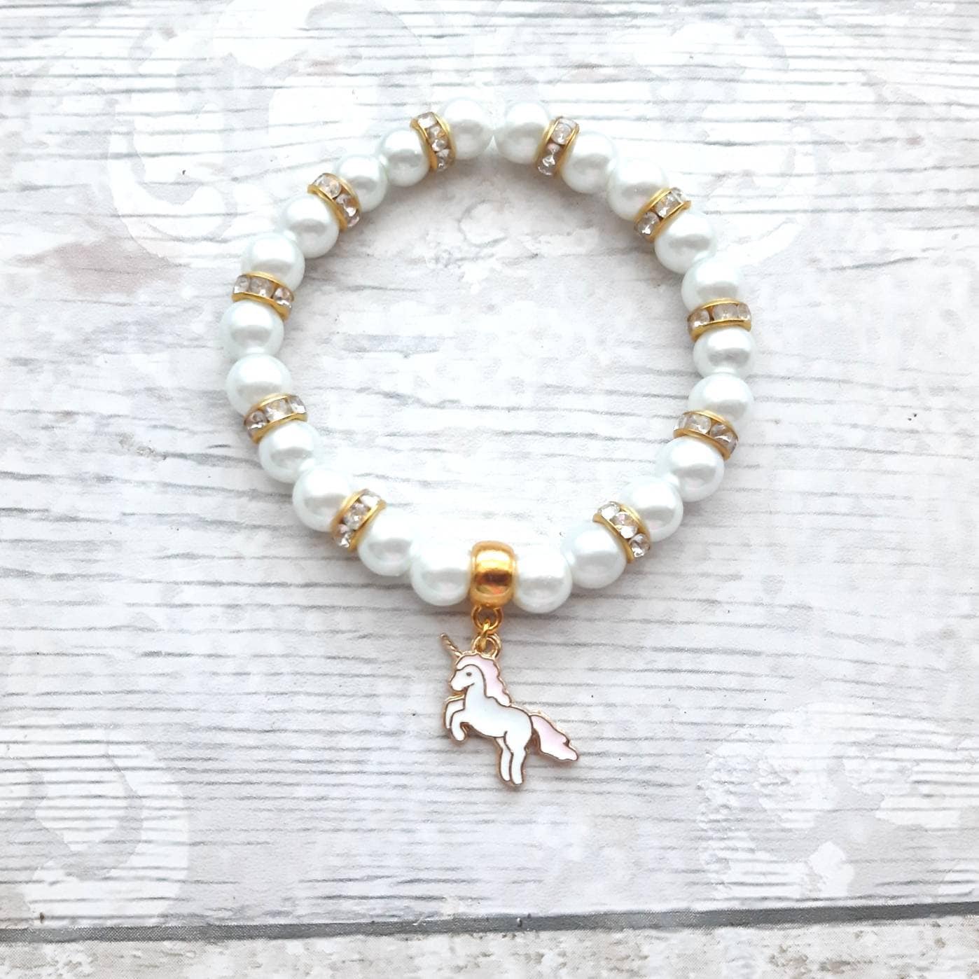 gold unicorn bracelet, fairytale bracelet, horse jewellery, animal lover gift, pony jewelry, gifts for girls, horse riding present