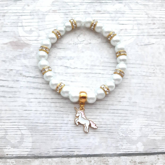 gold unicorn bracelet, fairytale bracelet, horse jewellery, animal lover gift, pony jewelry, gifts for girls, horse riding present