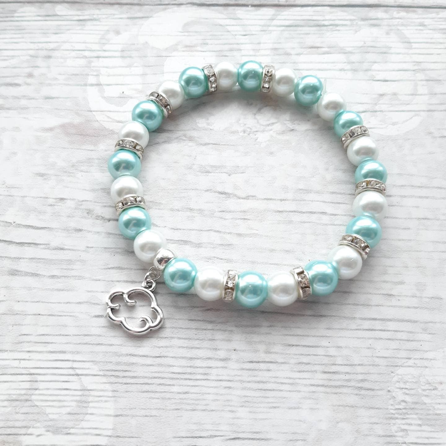 Cloud bracelet, summer weather jewellery, friendship present, cute dainty bracelet, dream gift for kids