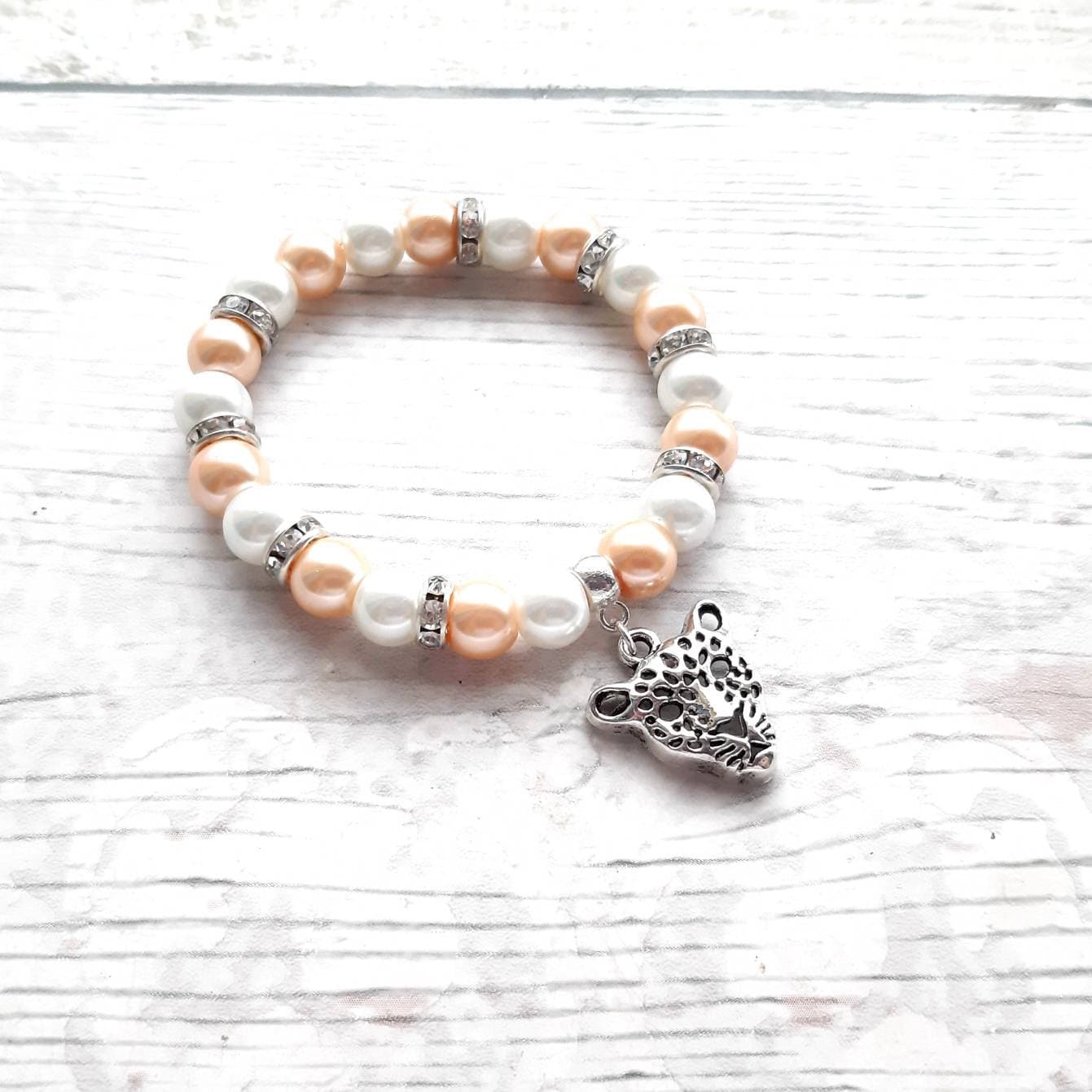leopard bracelet, cheetah bracelet, cat jewellery, animal lover present, panther gift, rhinestone bracelet