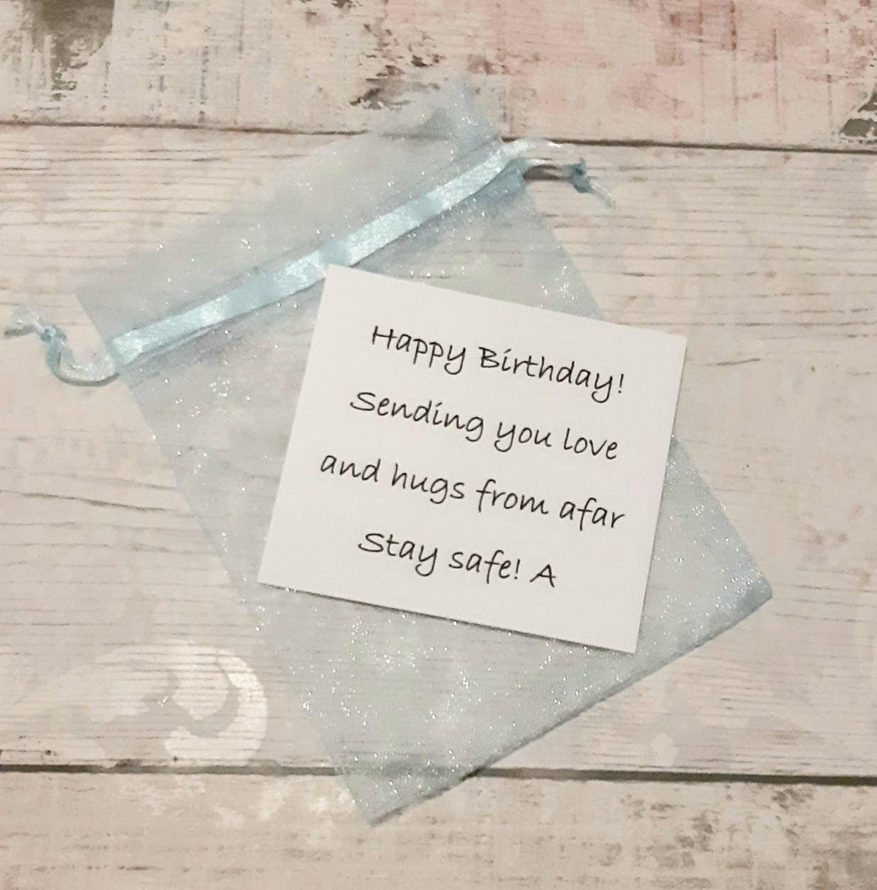 Add on gift message, happy birthday gift tag