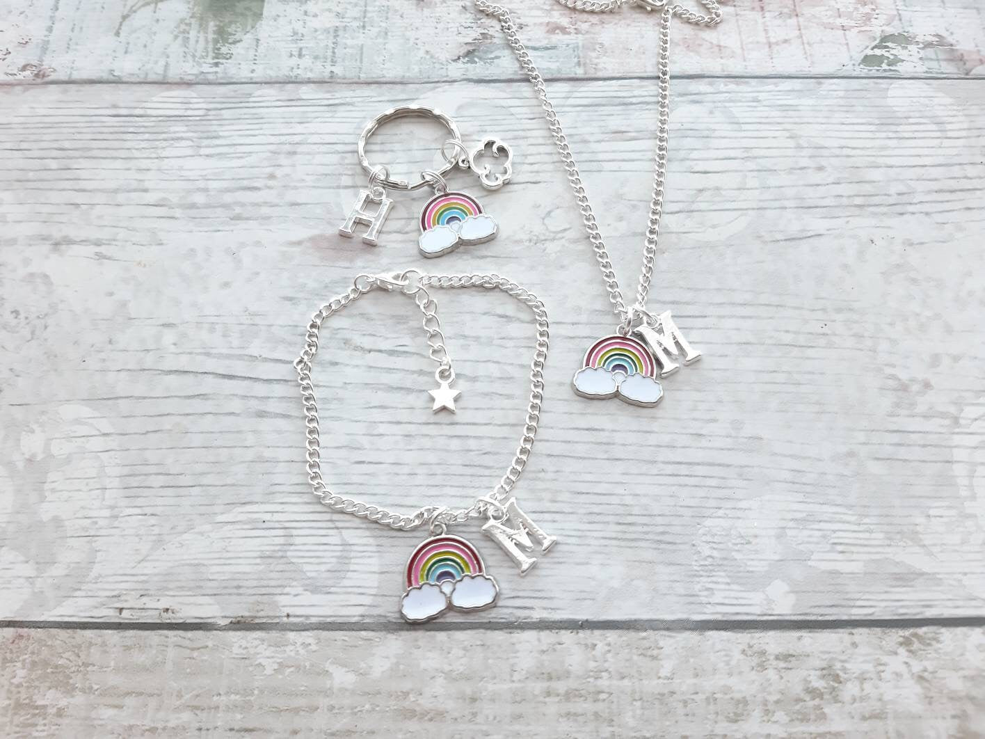 Rainbow bracelet, rainbow jewellery, colourful beaded bracelet, friendship jewellery, pride jewellery, rainbow present