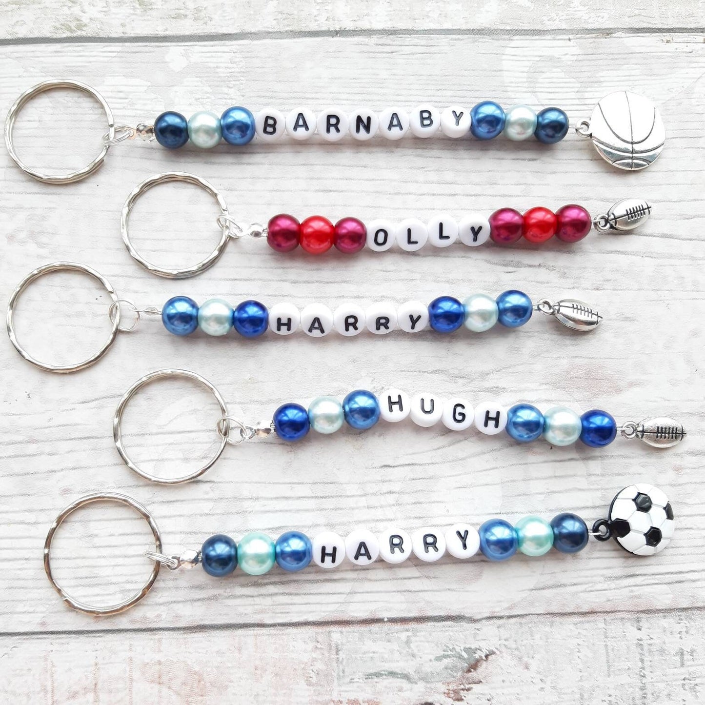 name keyring, named bag charm, personalised keyring, named keyring, back to school, zip tag, coat tag