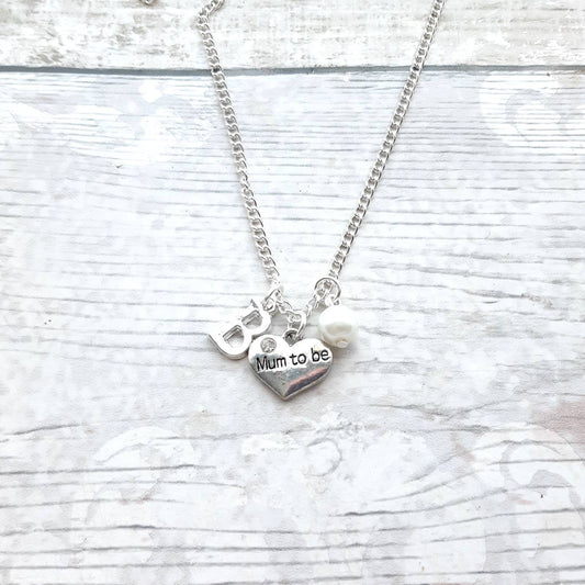 Mum-to-be necklace, baby shower favour, new mummy jewellery, pregnancy necklace, mother child necklace, 1st time mom, gender reveal