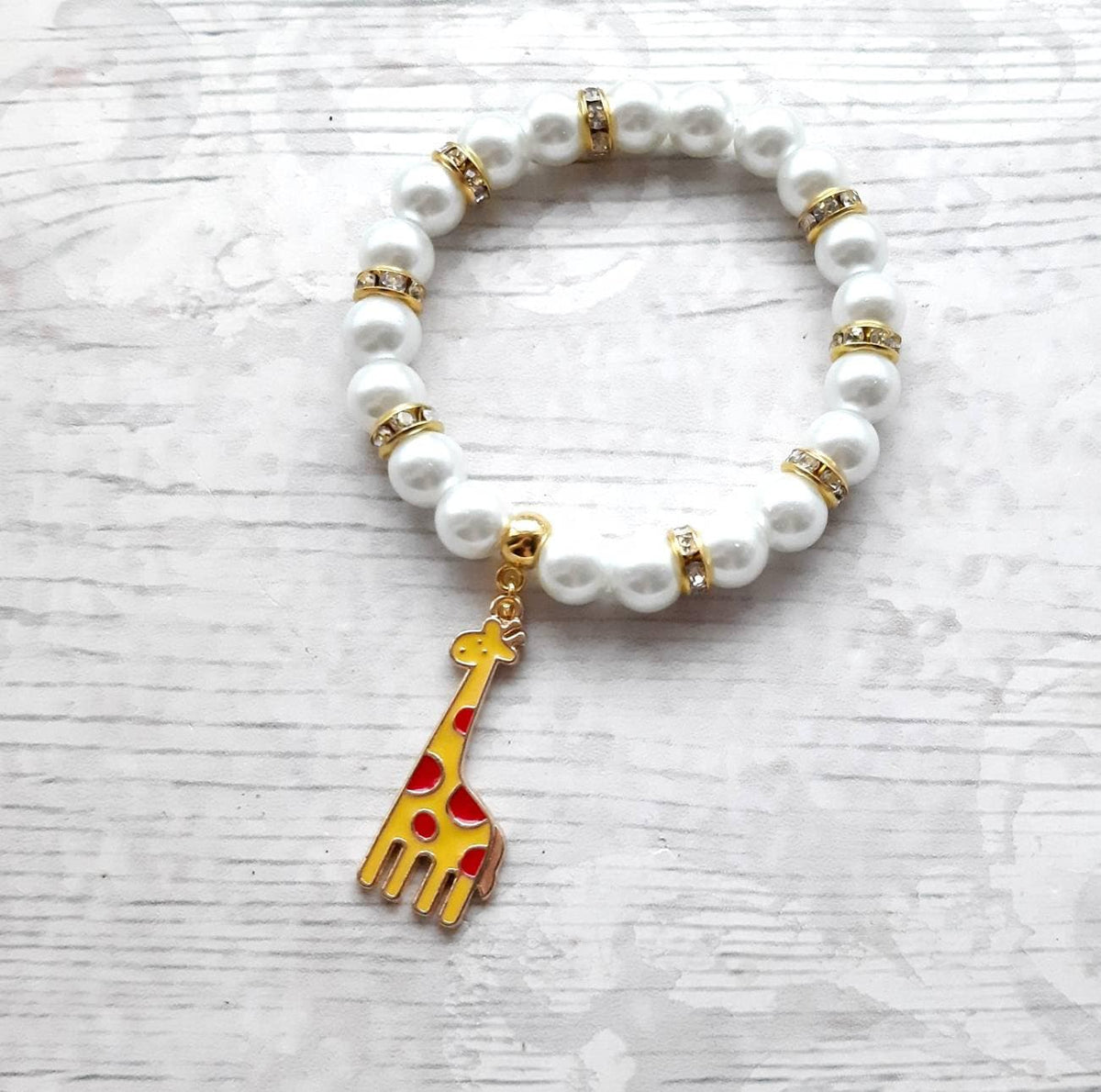 Giraffe bracelet, zoo animal lover, wildlife jewellery, jewellery for children, valentines day gift