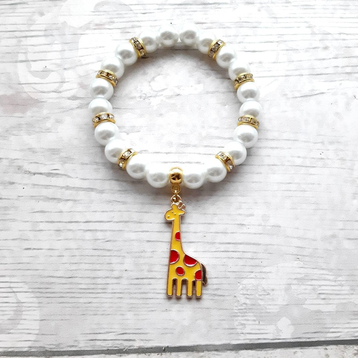 Giraffe bracelet, zoo animal lover, wildlife jewellery, jewellery for children, valentines day gift