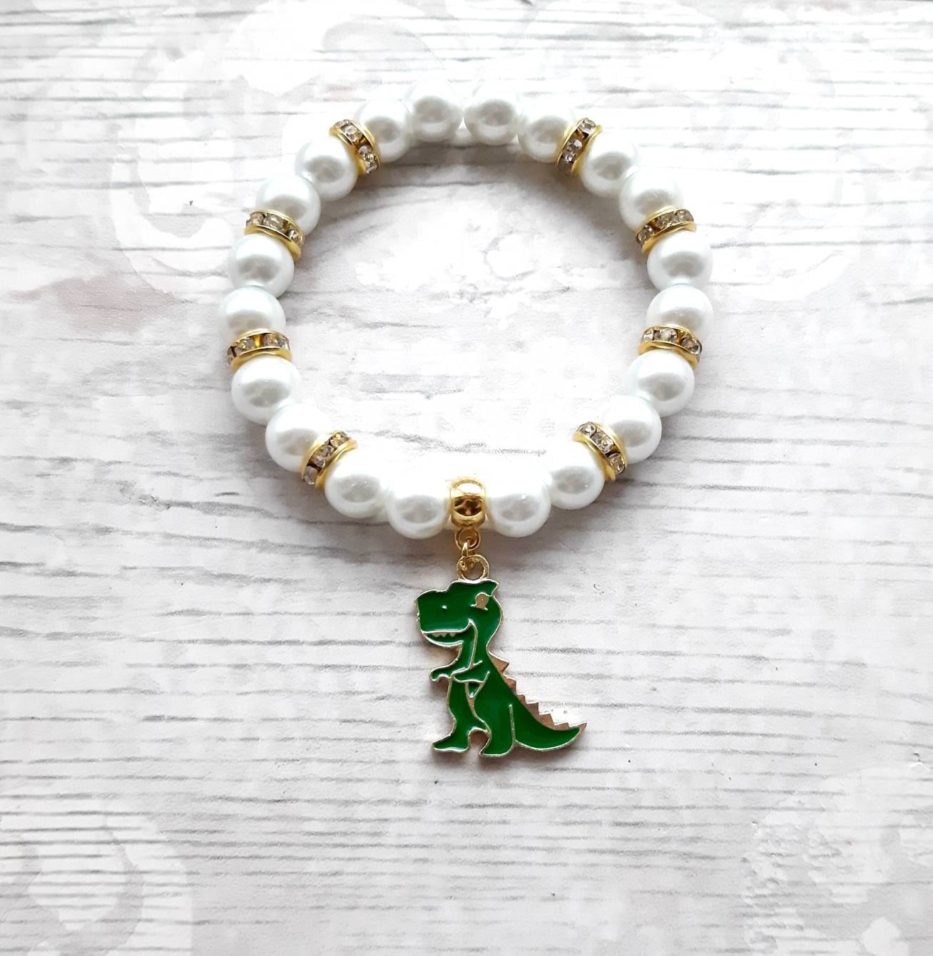 Dinosaur bracelet, dino lover, t-rex jewellery, gifts for kids, tyrannosarus rex jewelry, birthday present