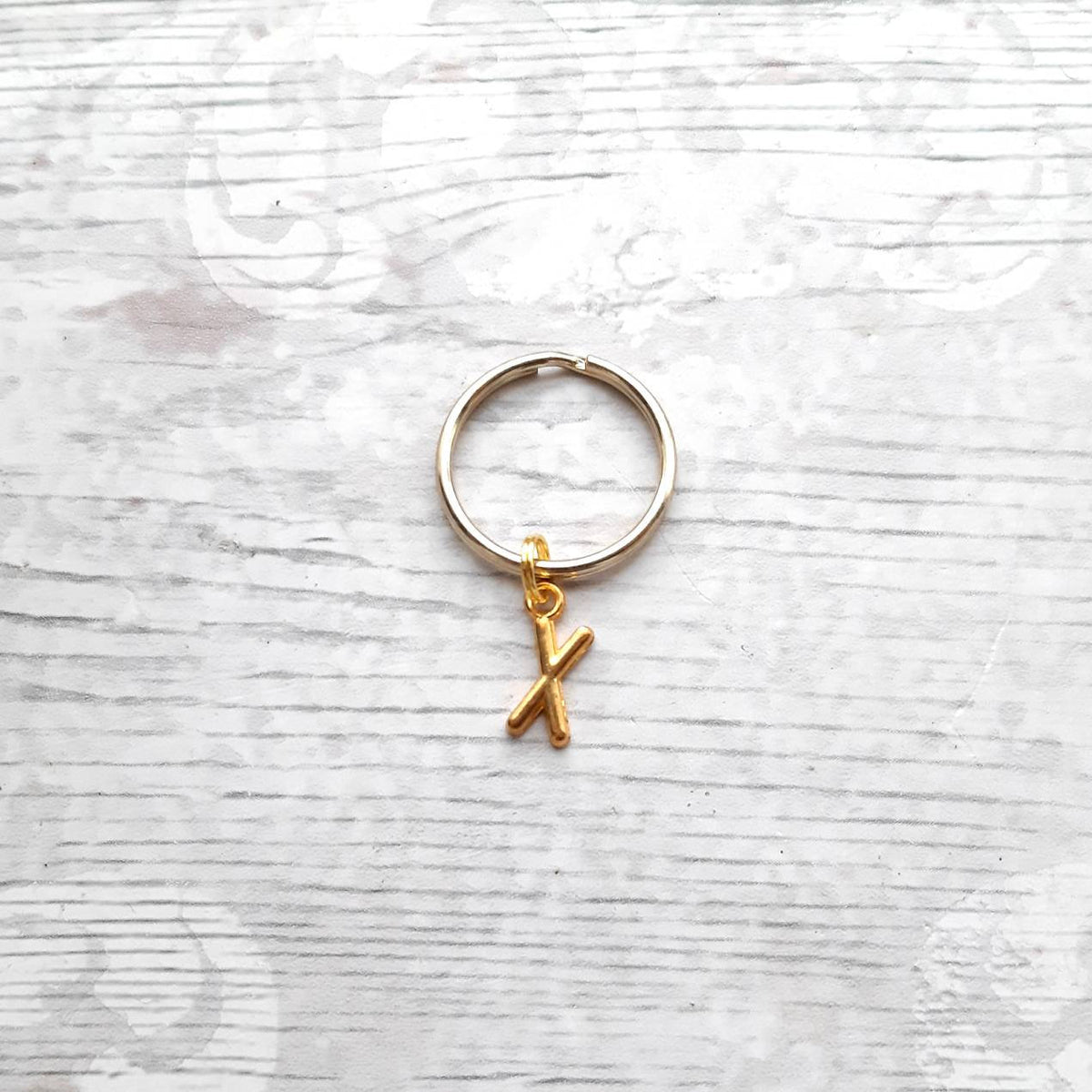 Initial keyring, personalised keychain, monogram bag charm, letter keyring, alphabet bag charm, initial accessory