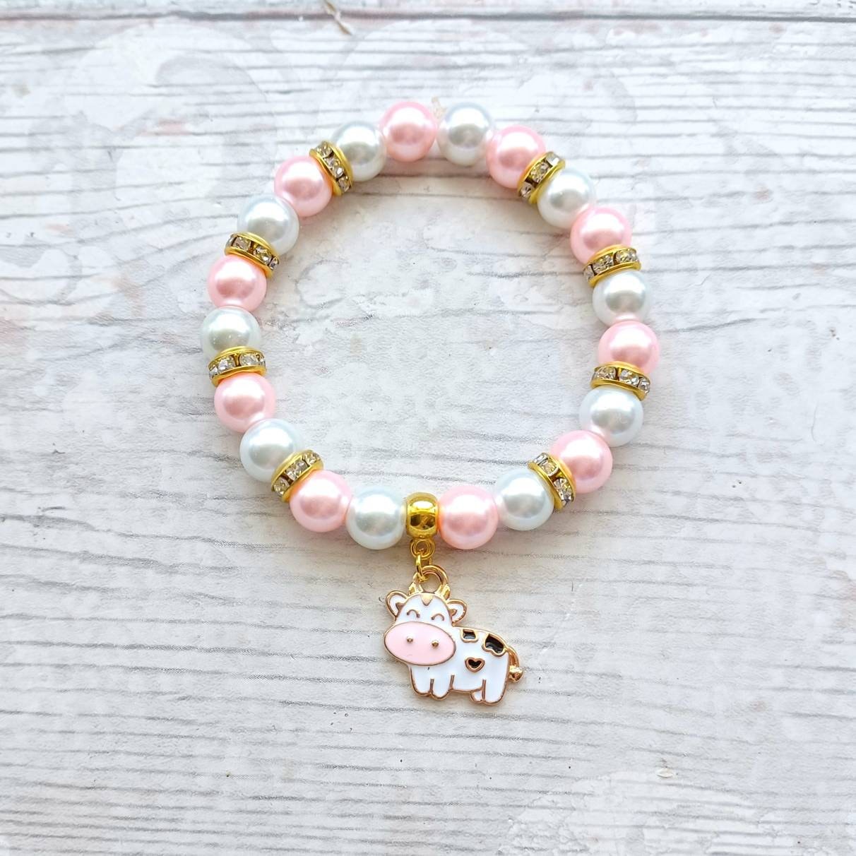 Cow bracelet, farm animal jewellery, farmers gift, present for cow lover