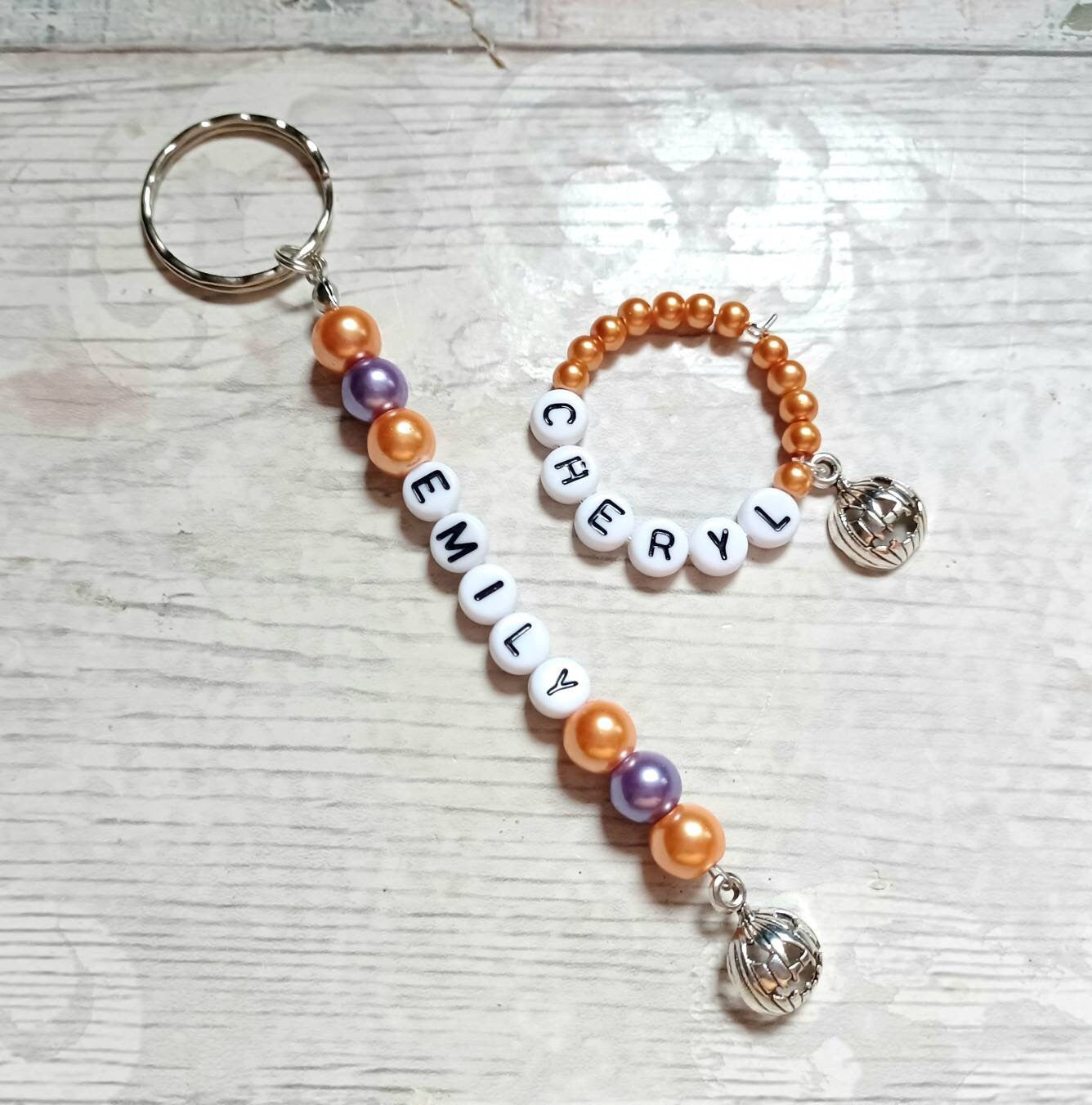 Halloween personalised name wine glass charm, witch stemware charm, ghost glass charm, gin barware accessory, all Hallows eve party favor