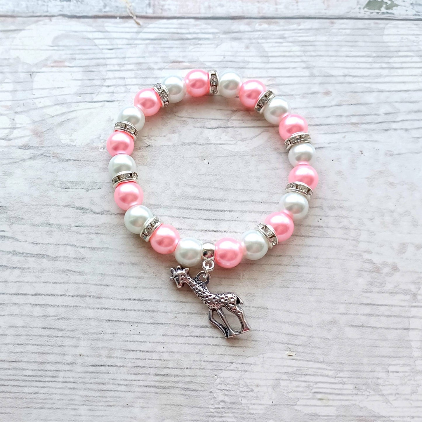 Giraffe bracelet, safari jewellery, animal lover present, giraffe gift idea, thankyou gift, jewellery for girls, zoo keepsake