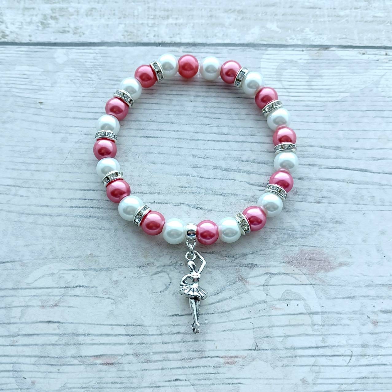 Ballerina bracelet, dancer jewellery, dance jewelry, ballet present, friendship bracelet
