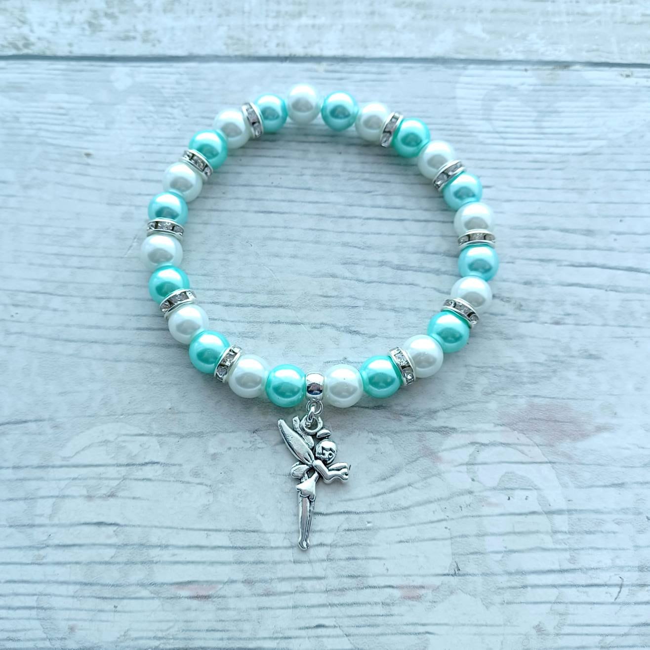 Fairy charm bracelet, pixie jewellery, fairytale jewelry, gifts for girls, fairytale bracelet, beaded jewellery, stocking filler